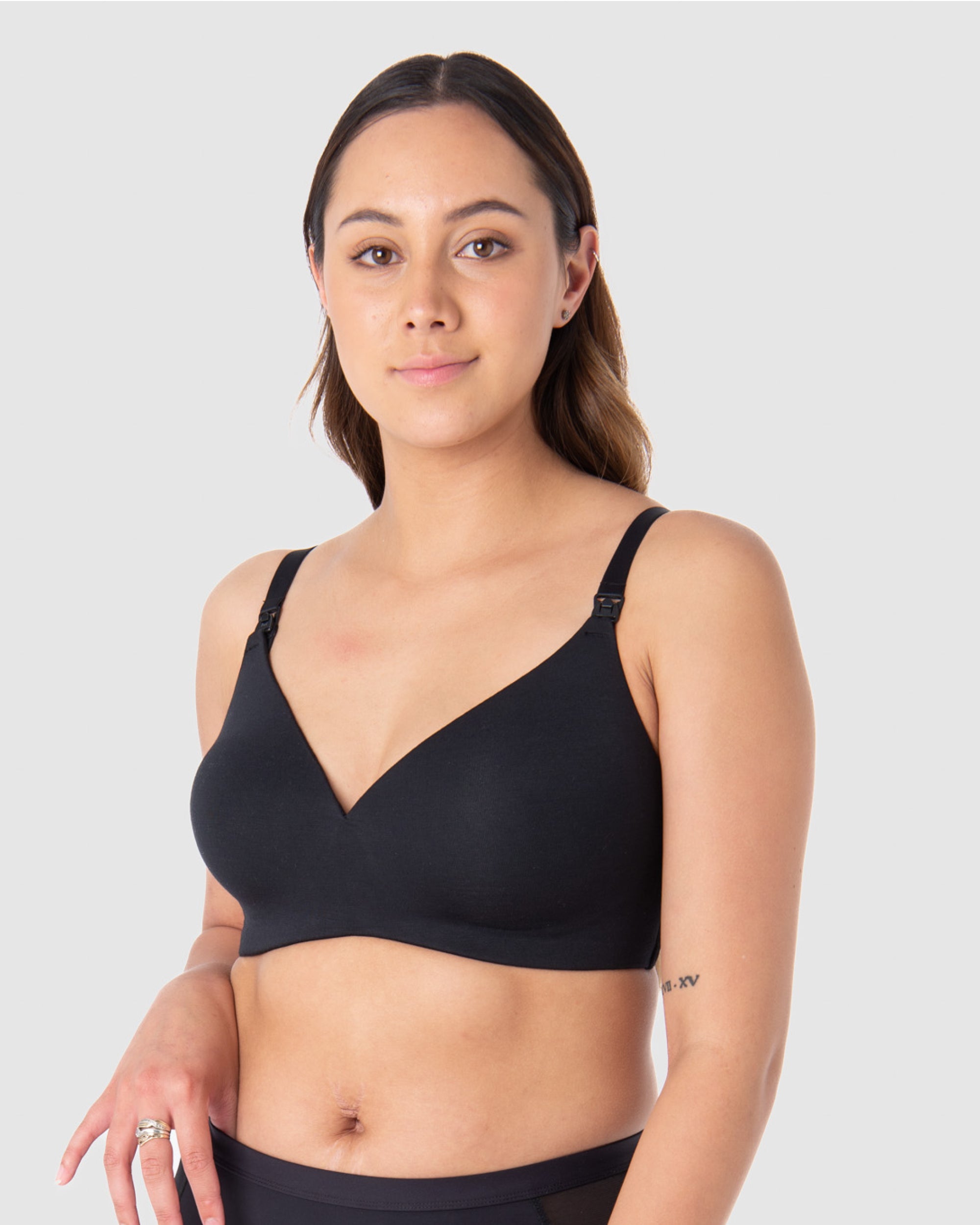 Hotmilk Embrace Leakproof Nursing Bra Black