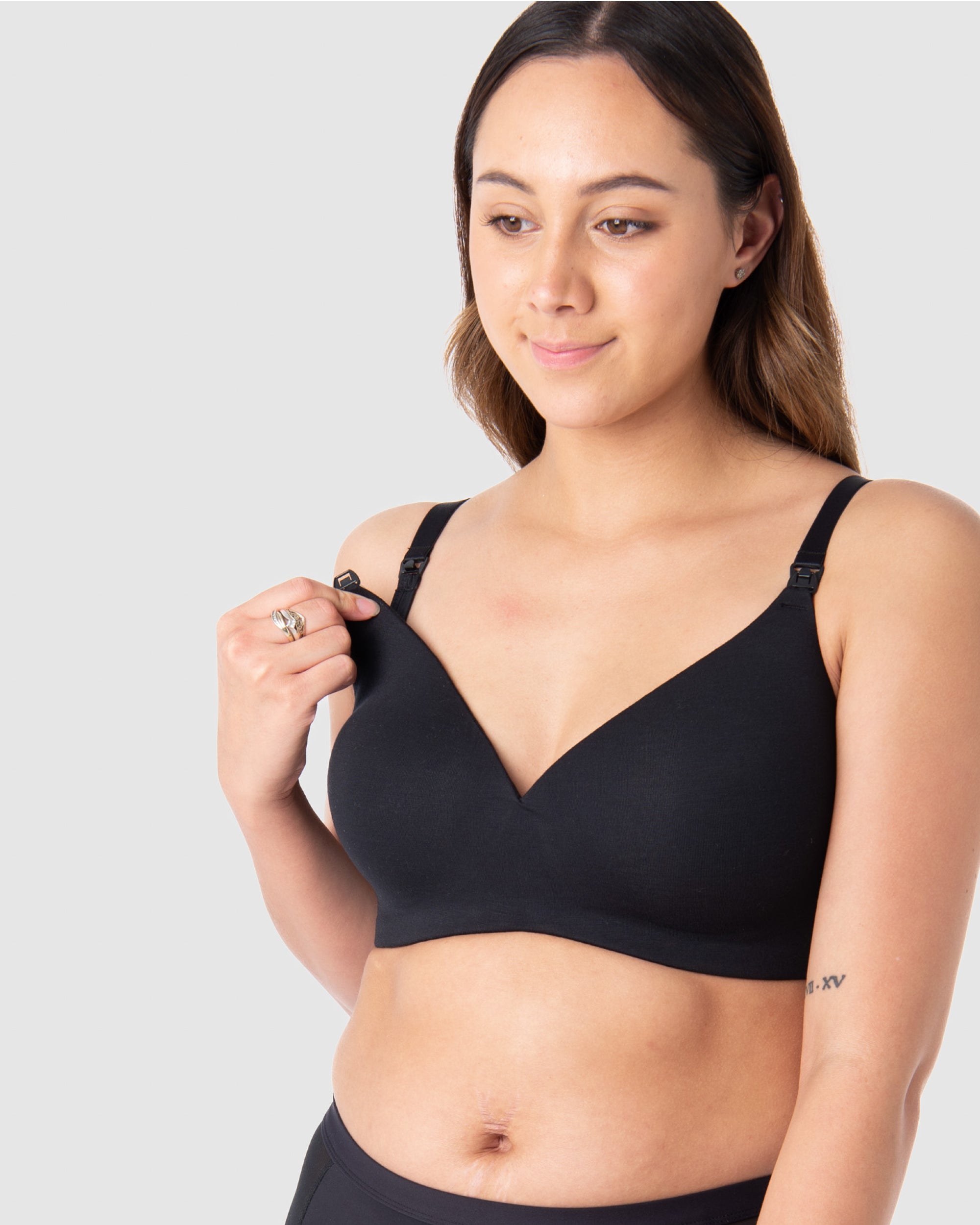 Hotmilk Embrace Leakproof Nursing Bra Black