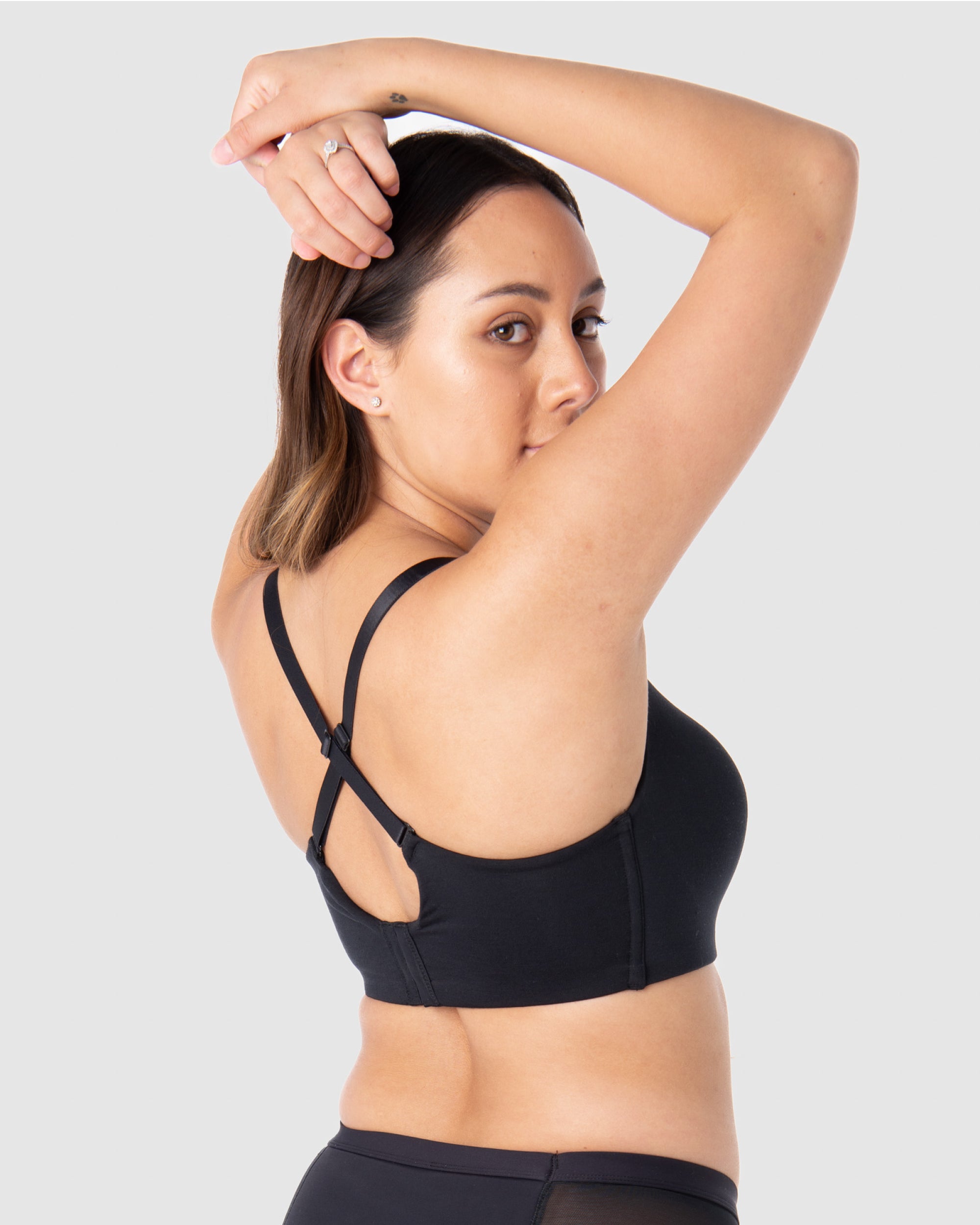 Hotmilk Embrace Leakproof Nursing Bra Black