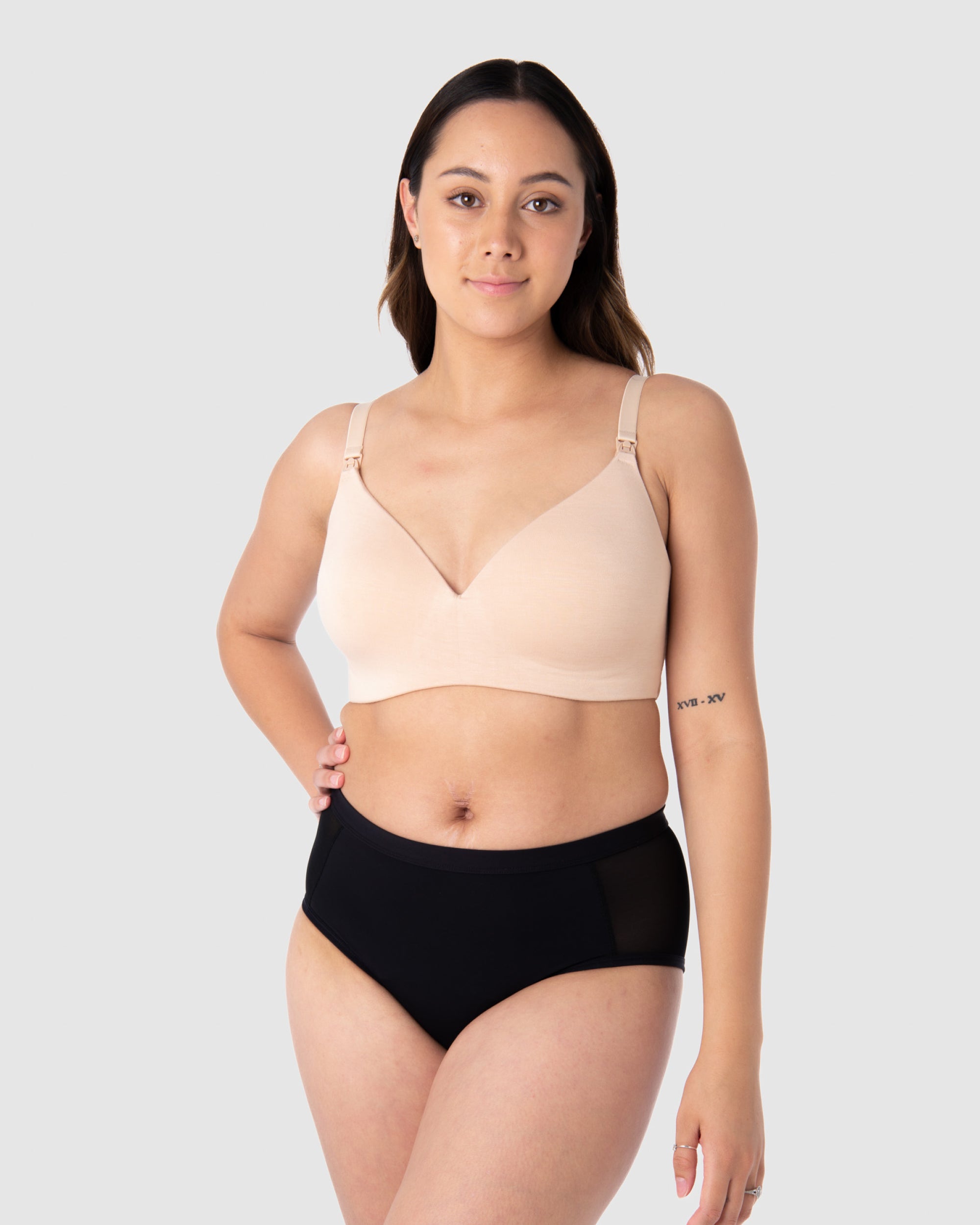 Hotmilk Embrace Leakproof Nursing Bra Frappe