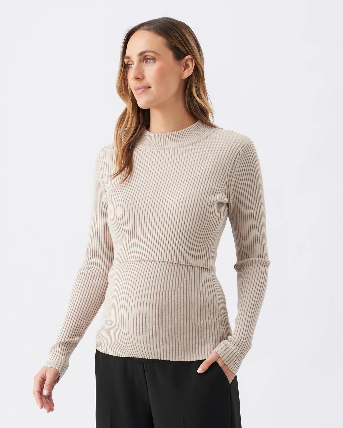 Lift Up Nursing Knit Stone