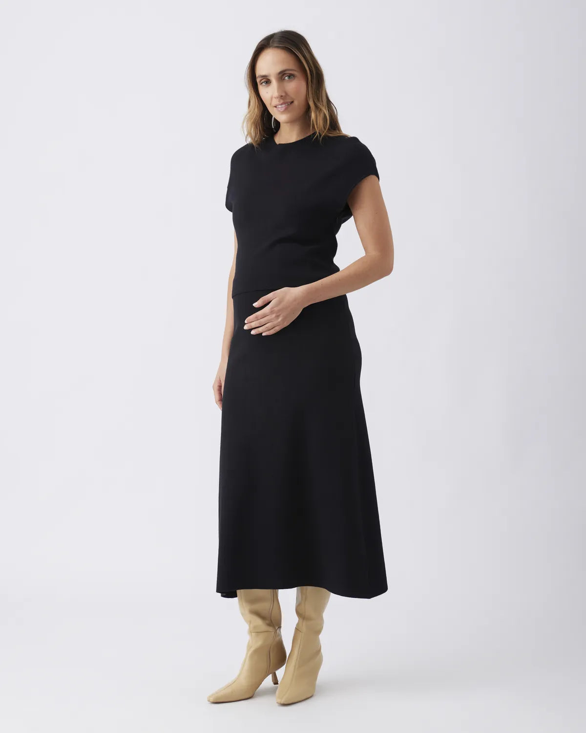 Kira Nursing Knit Black