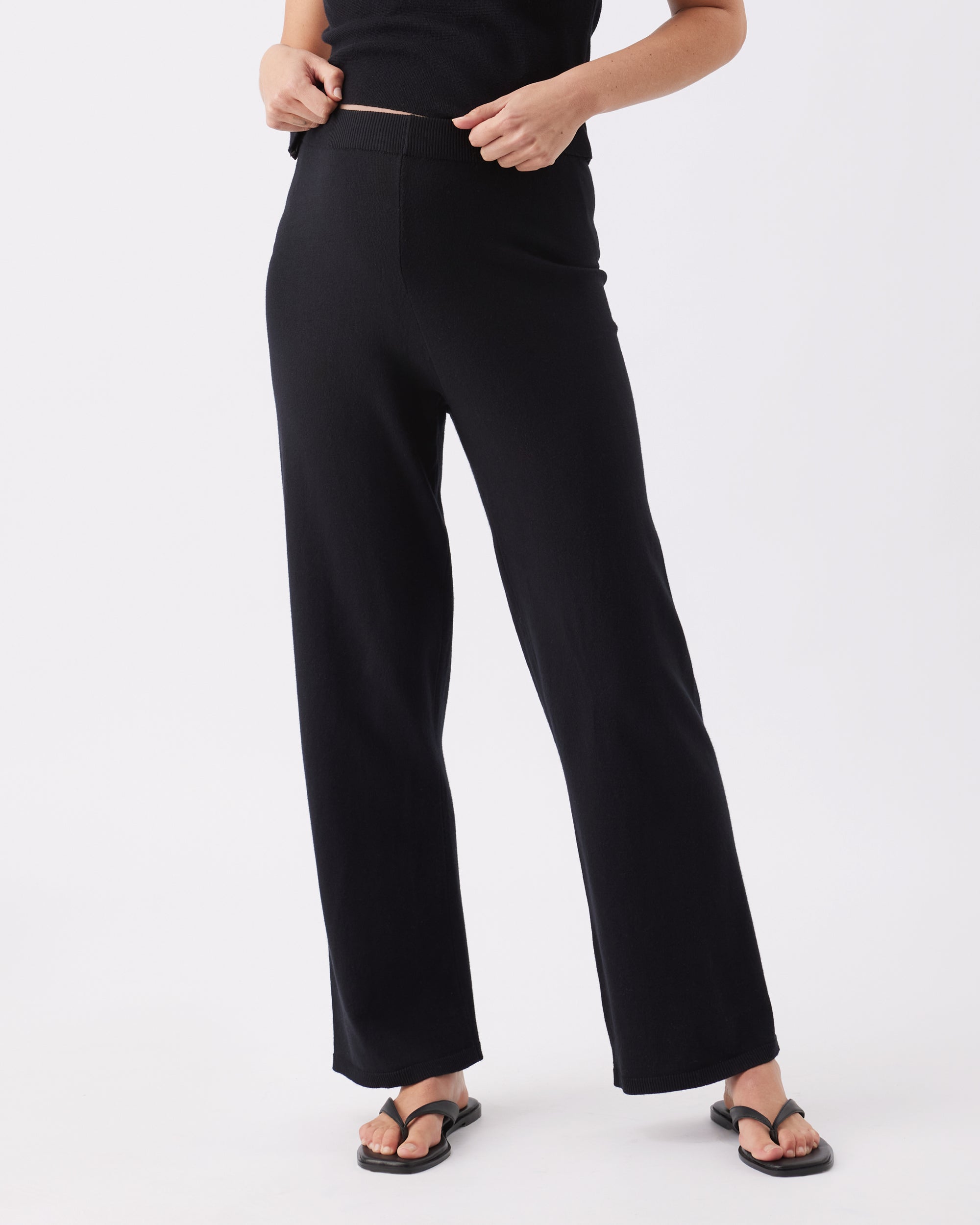 Ryan Knit Pant Black