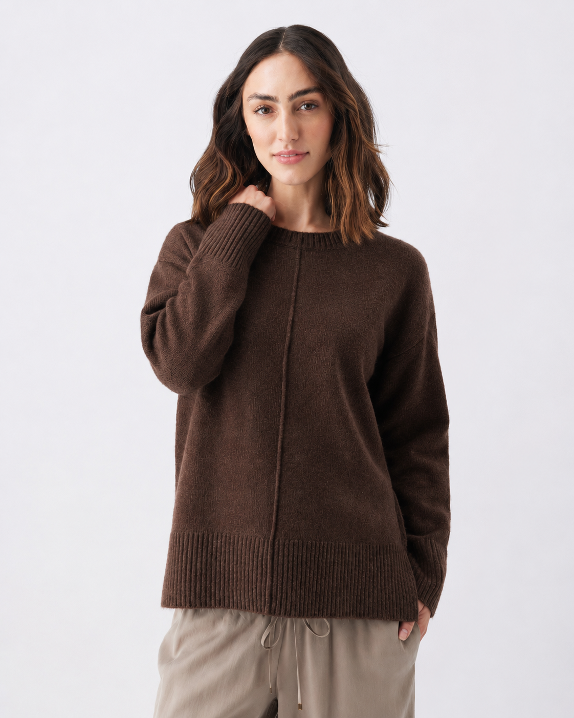 Eva Nursing Knit Chocolate