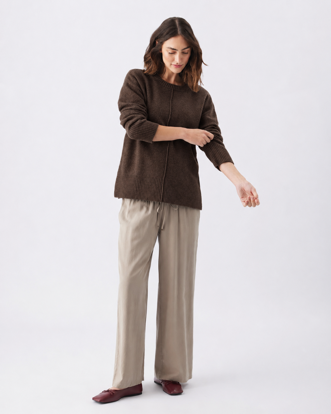 Eva Nursing Knit Chocolate
