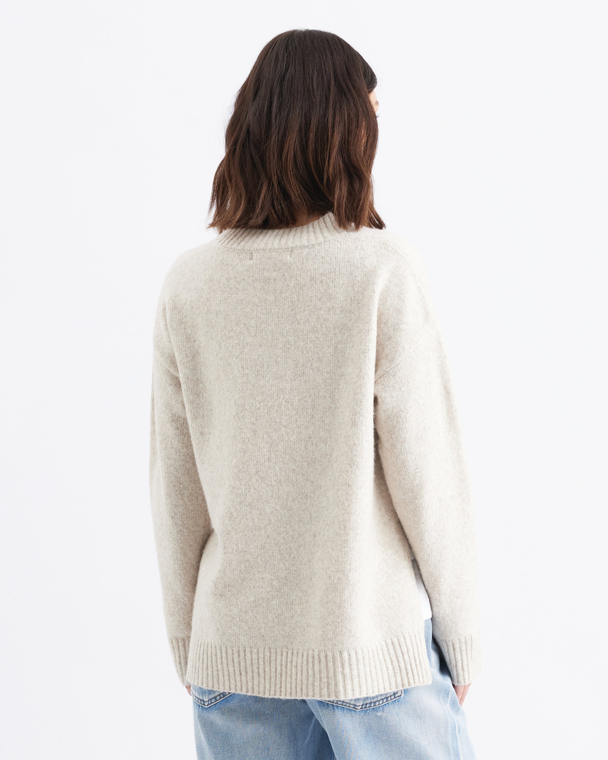 Vera Nursing Knit Oat Marle