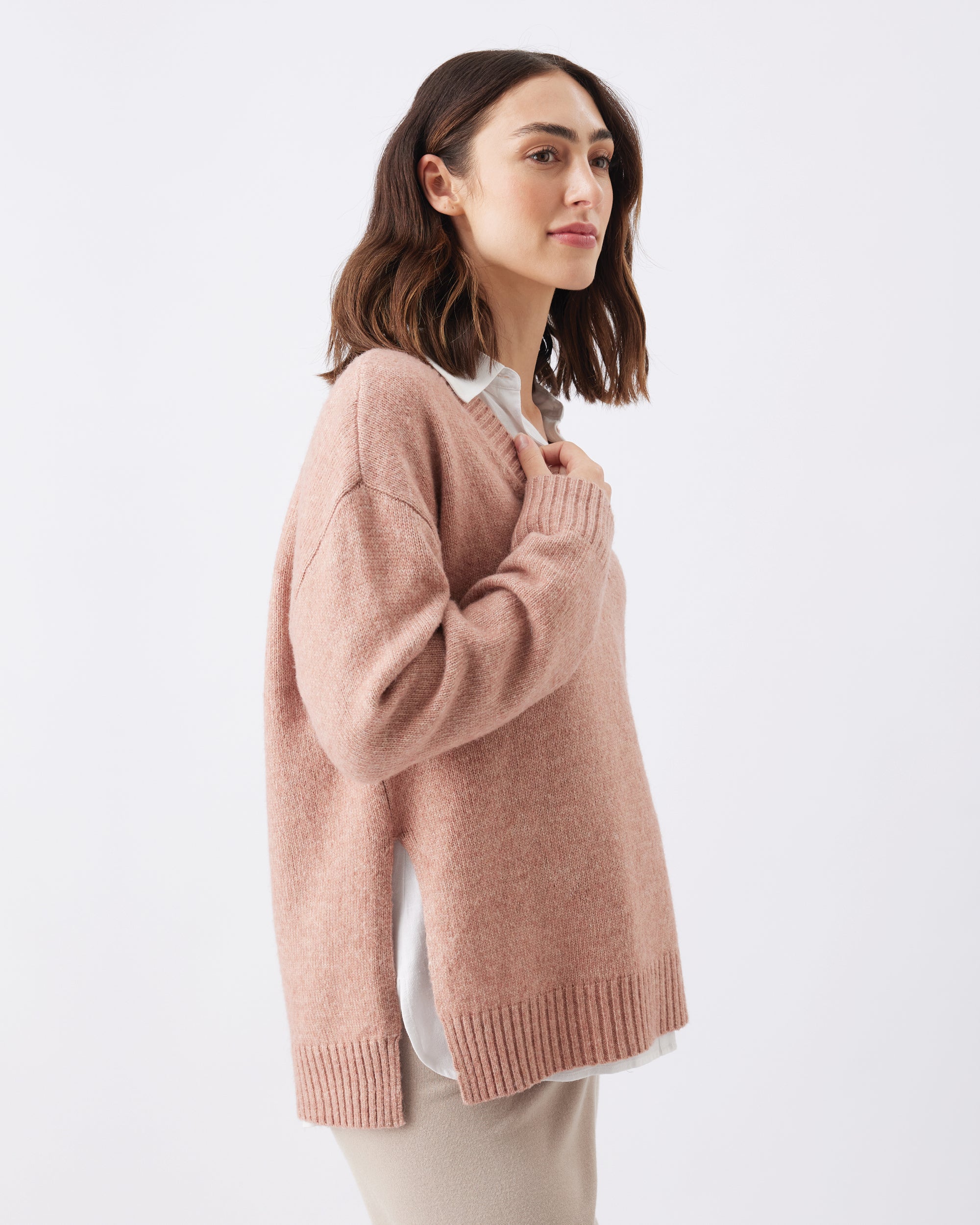 Vera Nursing Knit Rose Marle