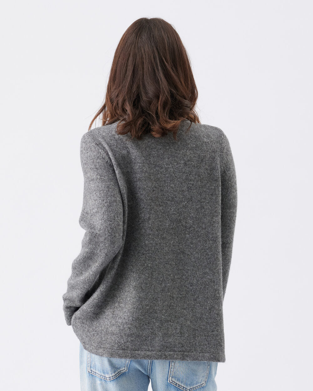 Addison Nursing Knit Charcoal