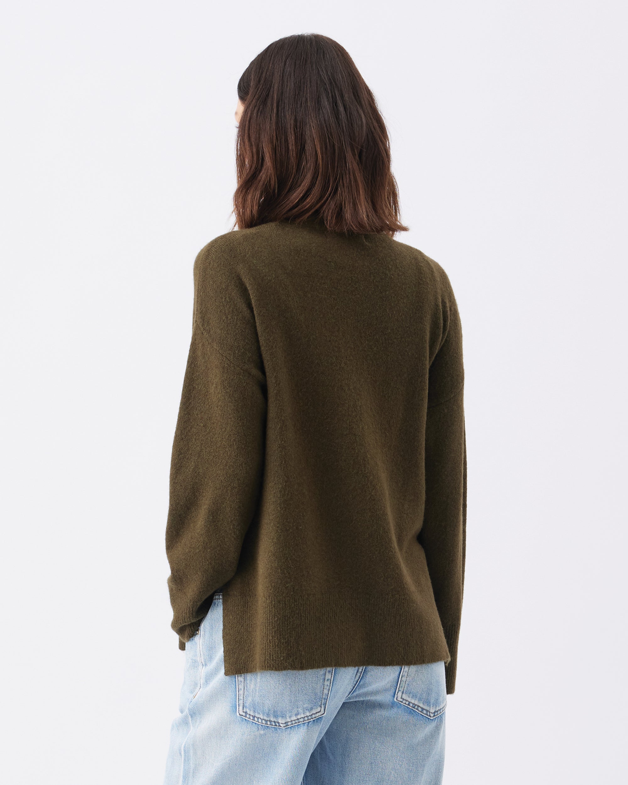 Tully Knit Cardigan Khaki