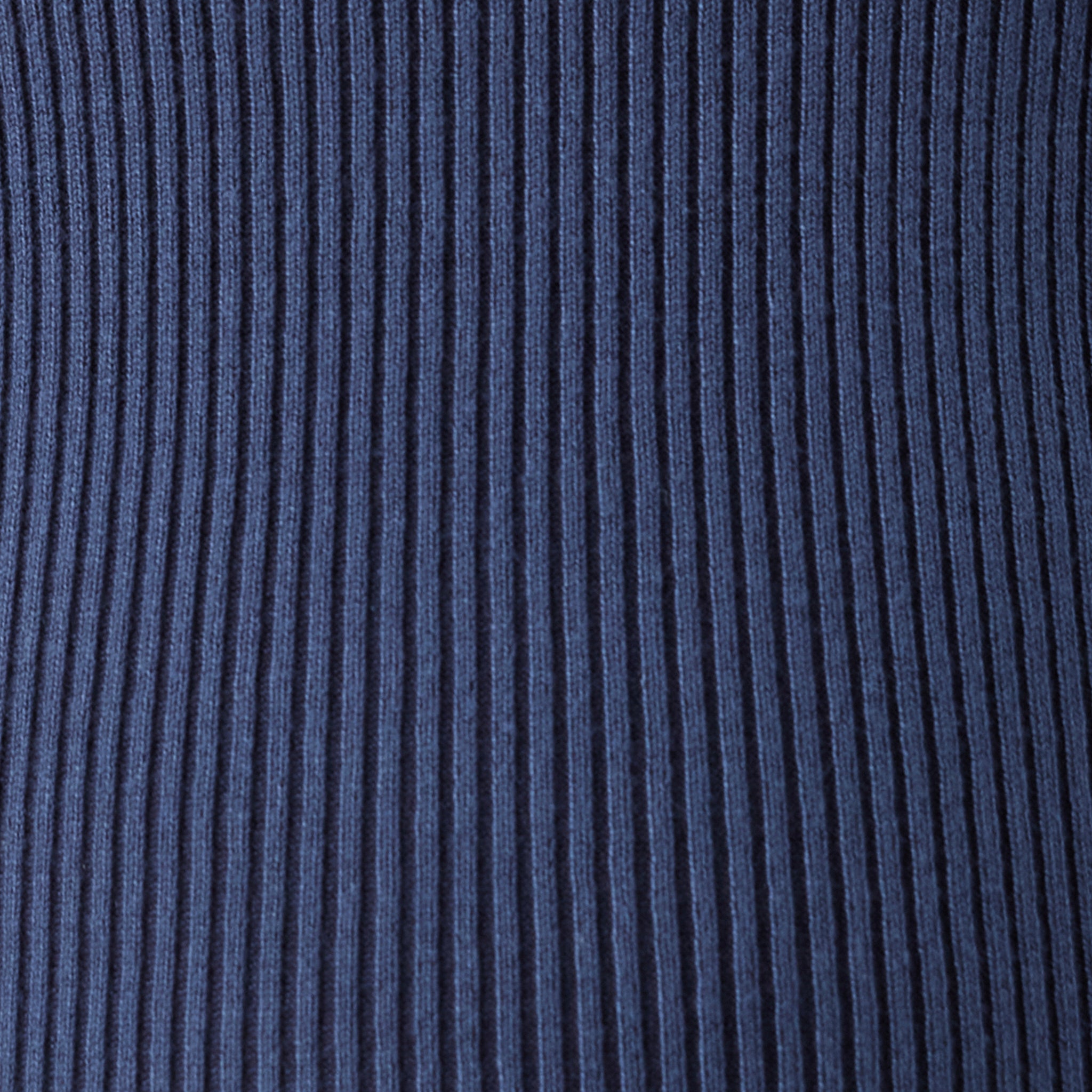 Close-up of blue ribbed fabric texture
