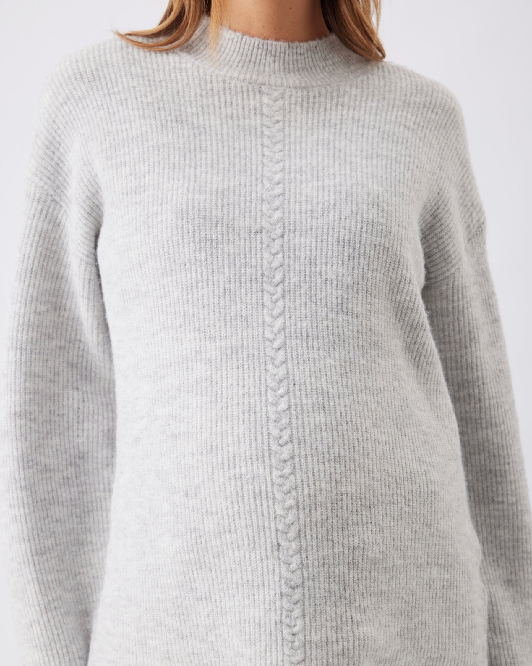 Starci Cable Knit Silver Marle