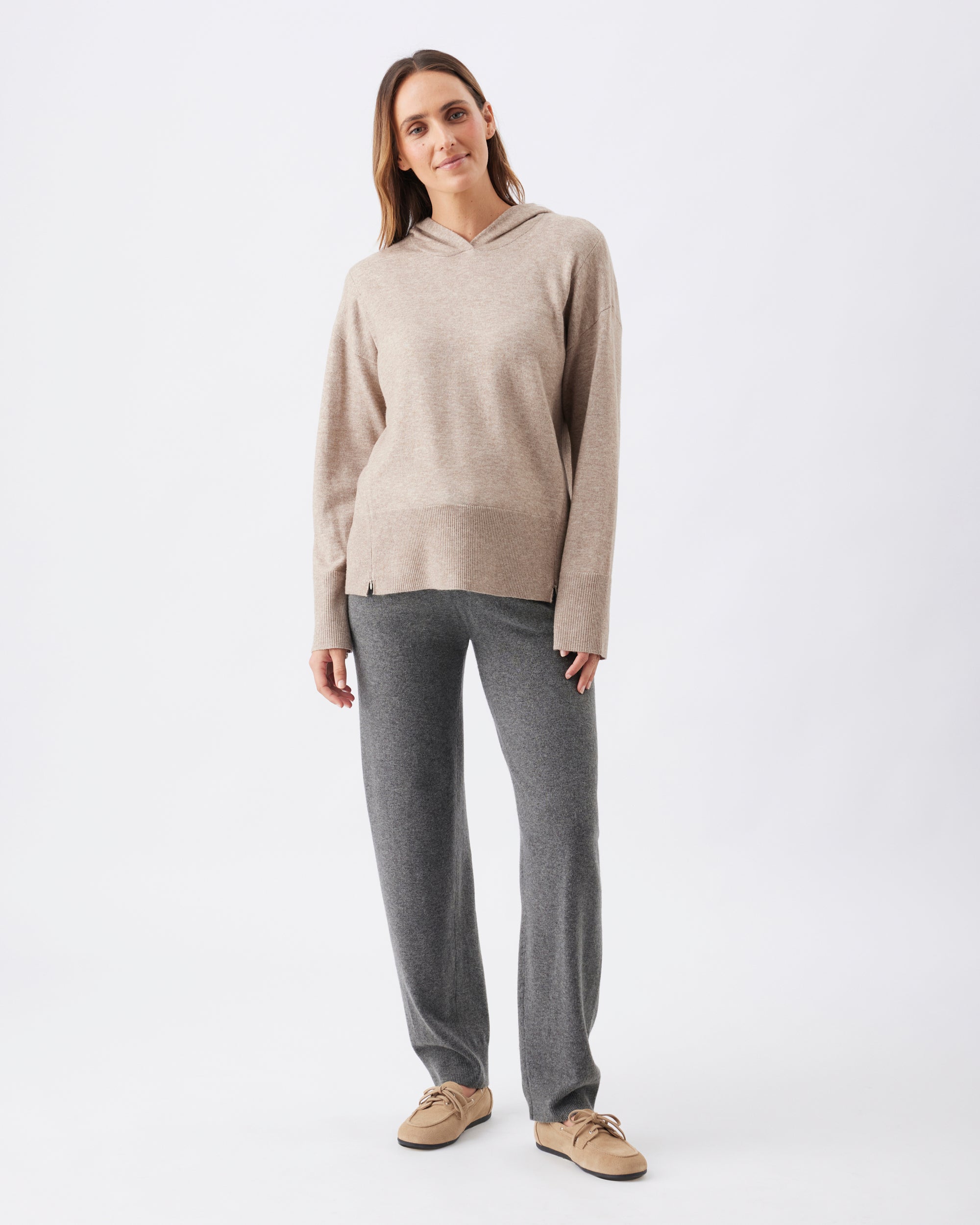Coco Knit Pant Charcoal Marle