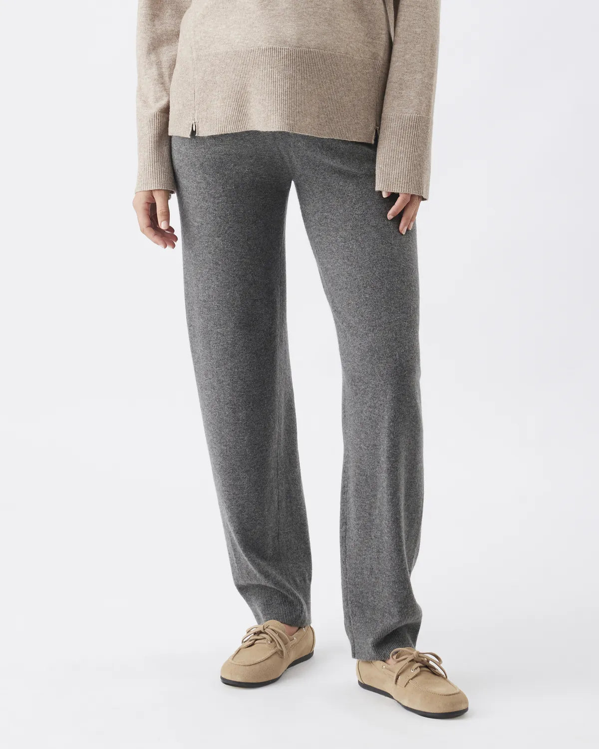 Coco Knit Pant Charcoal Marle