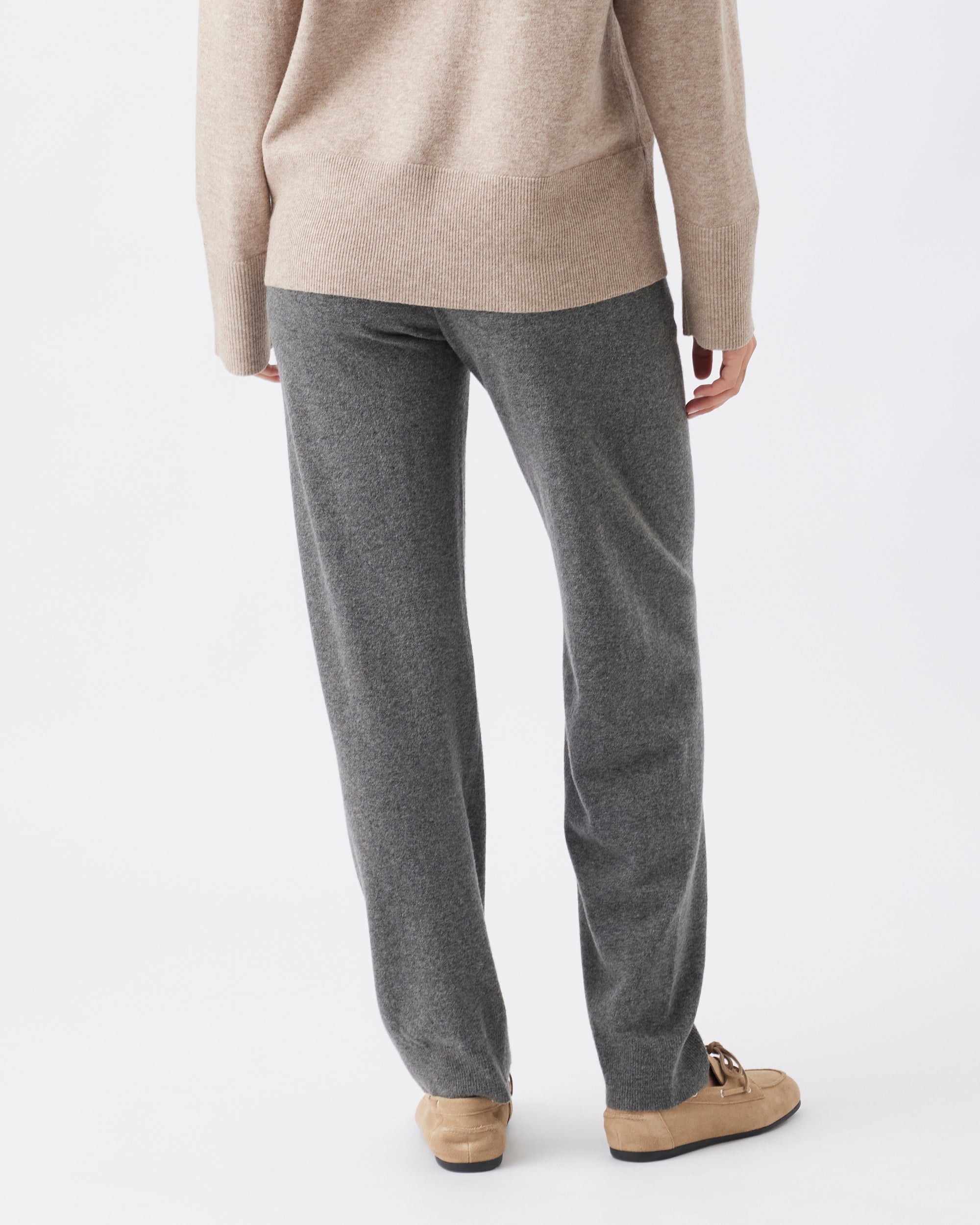 Coco Knit Pant Charcoal Marle