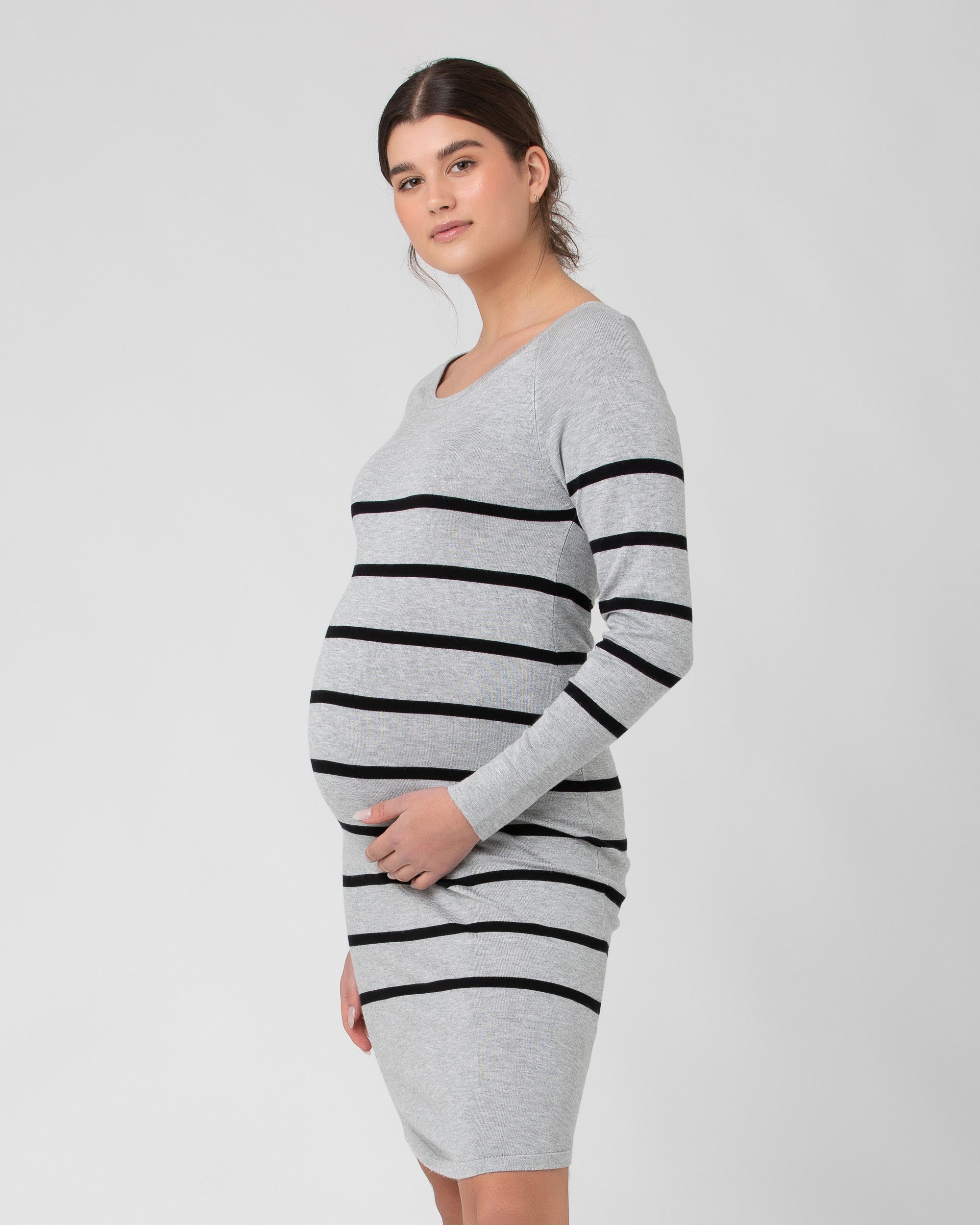 Valerie Tunic Dress Grey/Black