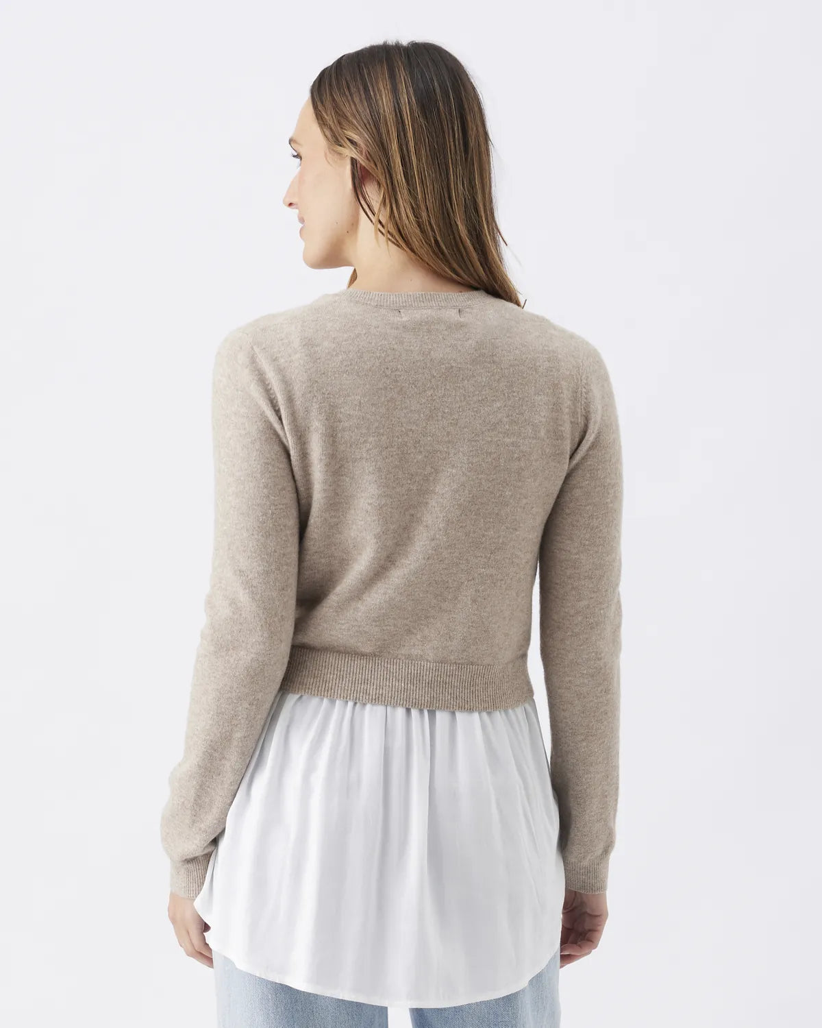 Sandy Detachable Nursing Knit Latte