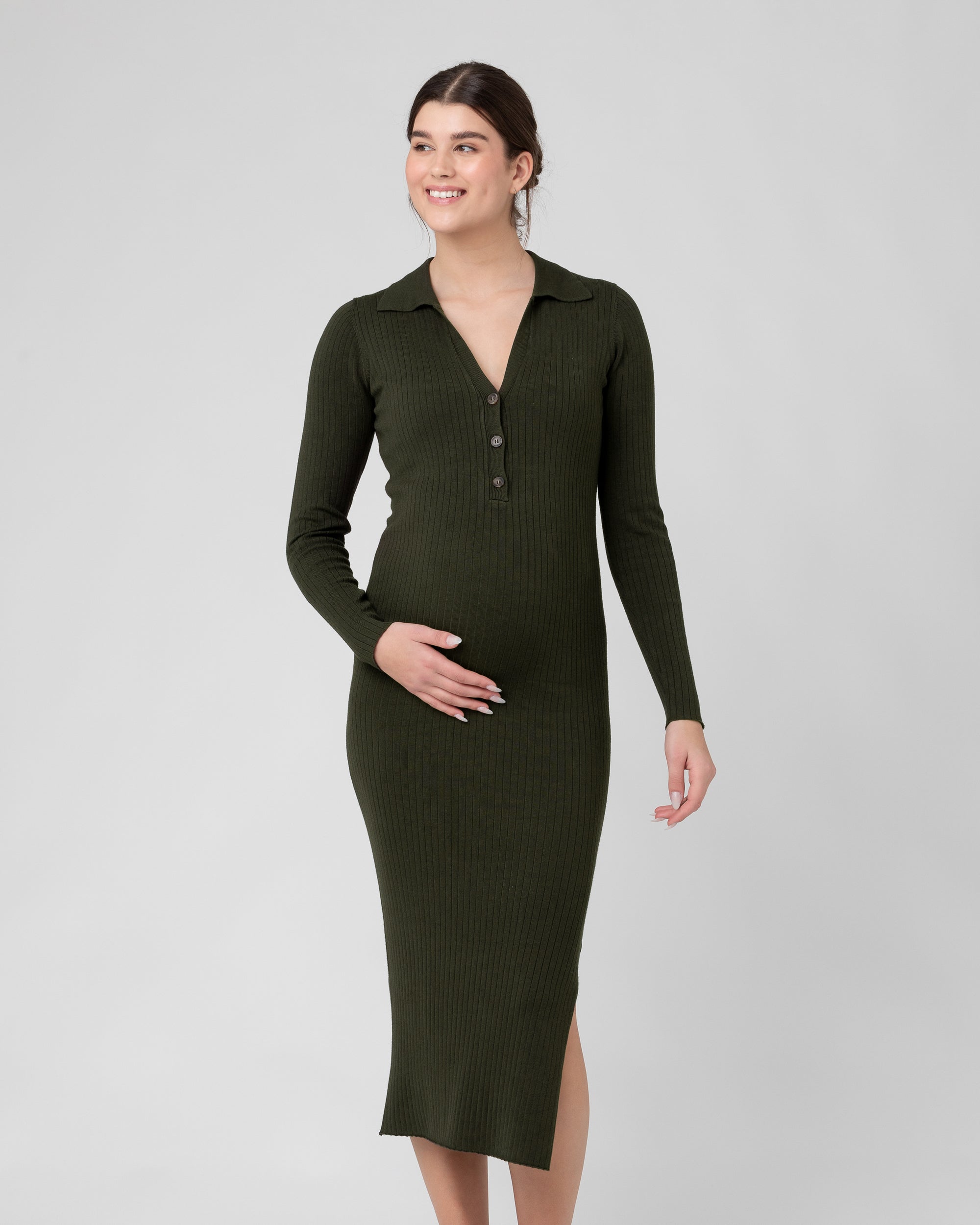Sammy Knit Polo Dress Ivy