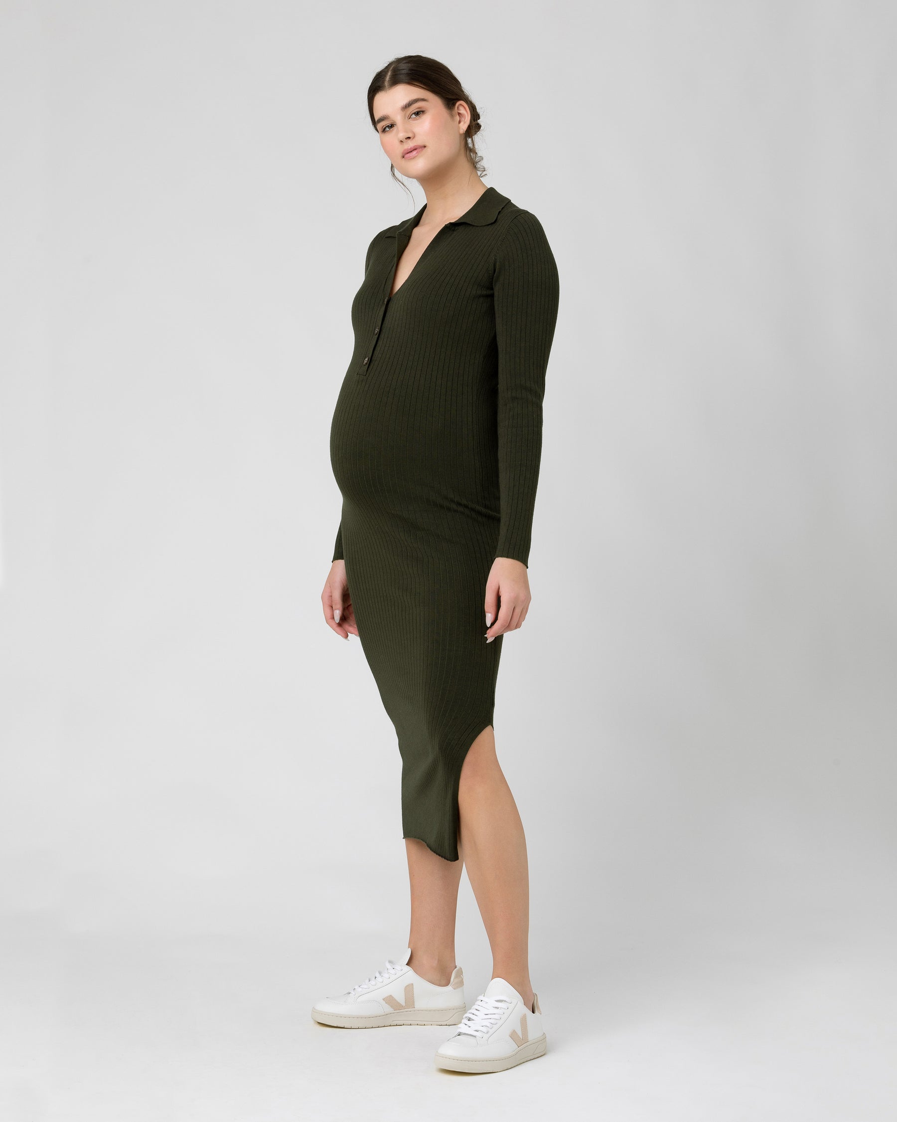 Sammy Knit Polo Dress Ivy
