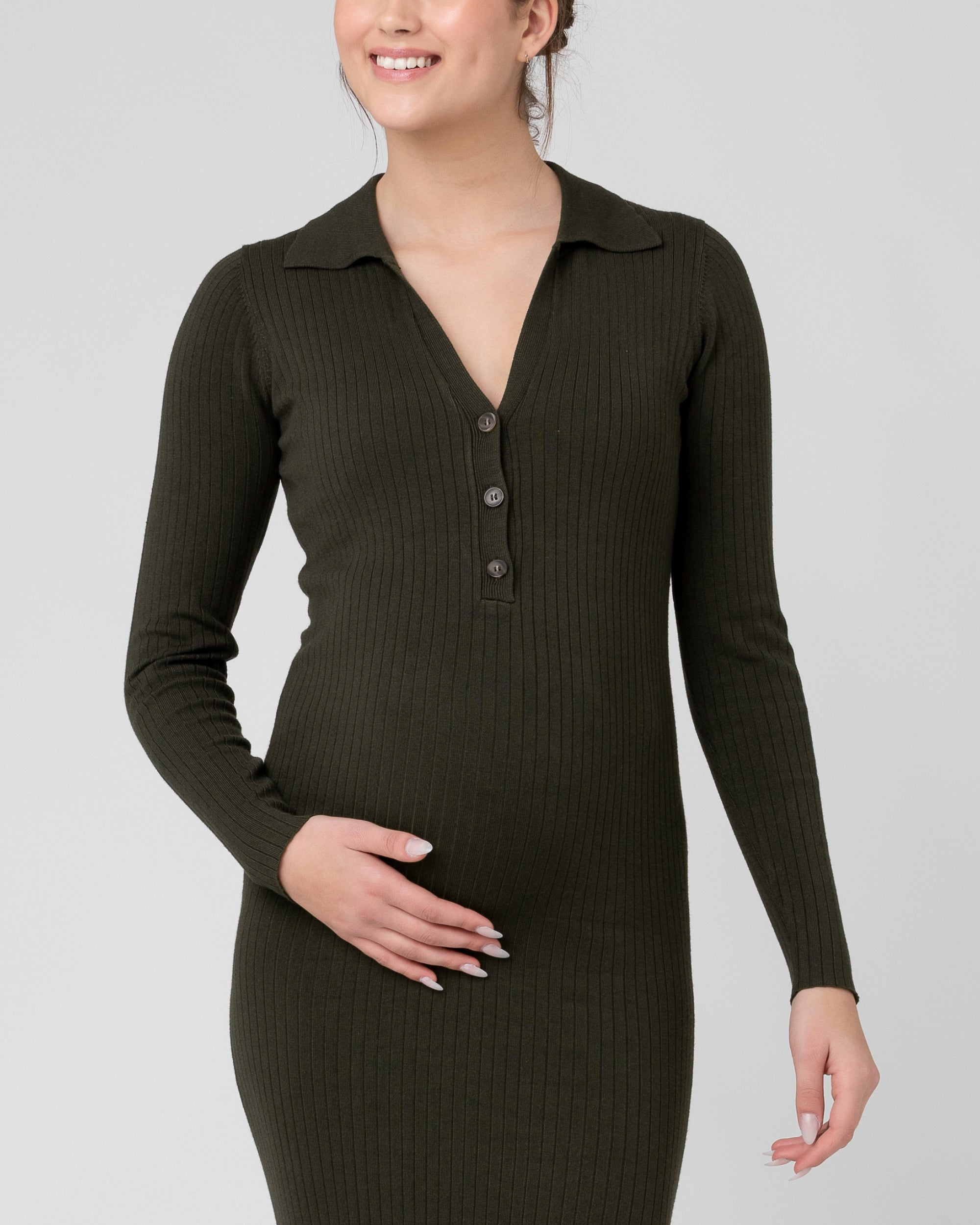 Sammy Knit Polo Dress  Ivy