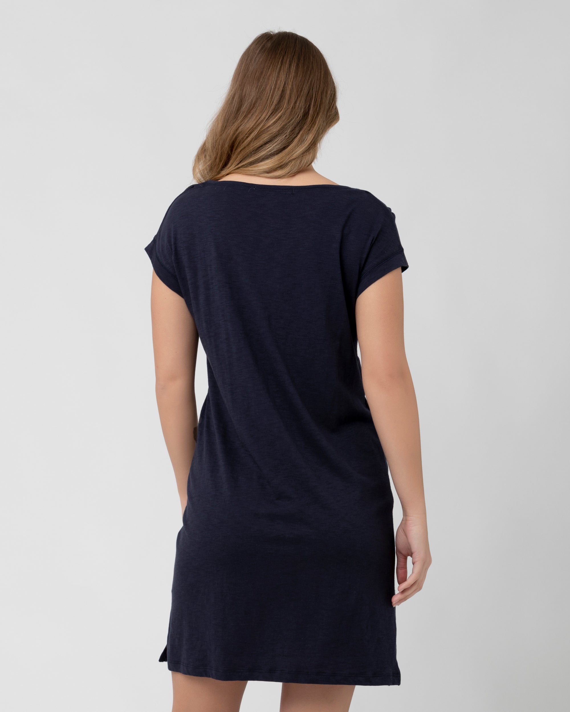 Roxie Nursing Dress Navy