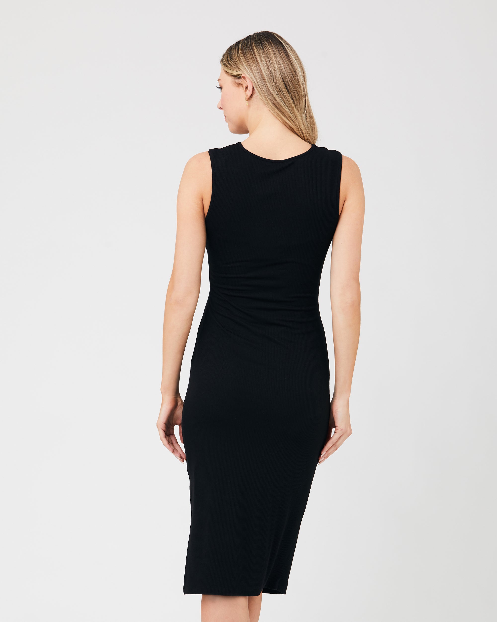 Tilly Rib Dress  Black