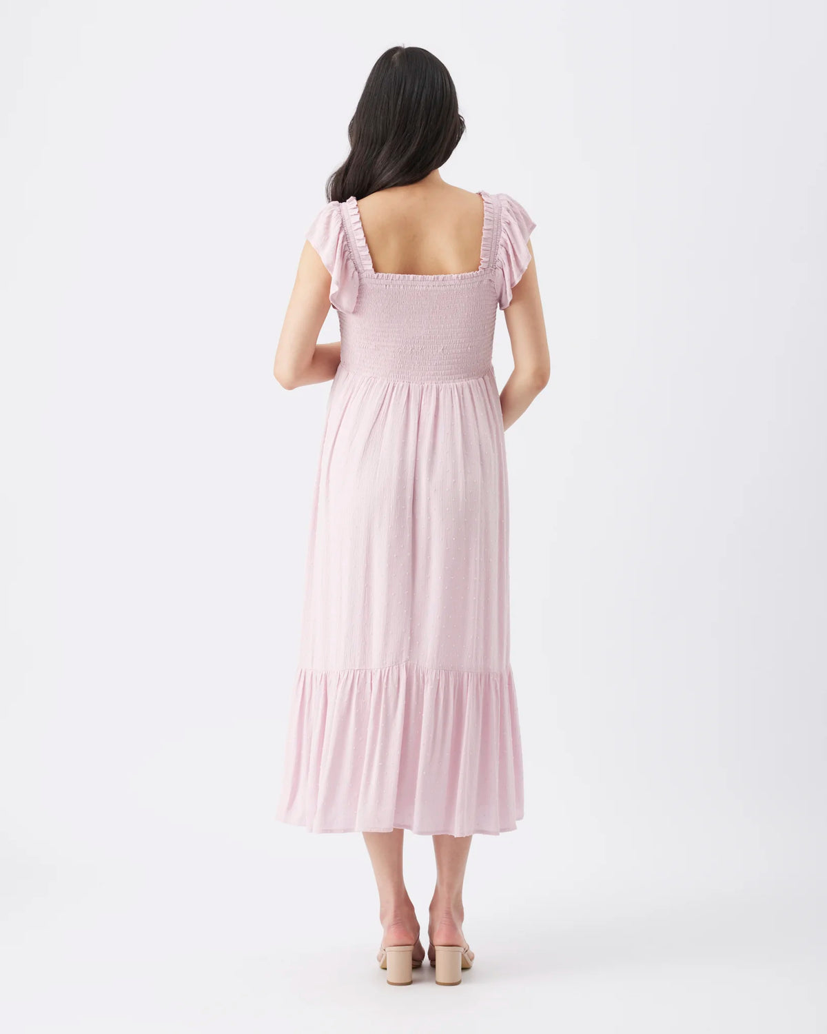 Hail Spot Dress Musk