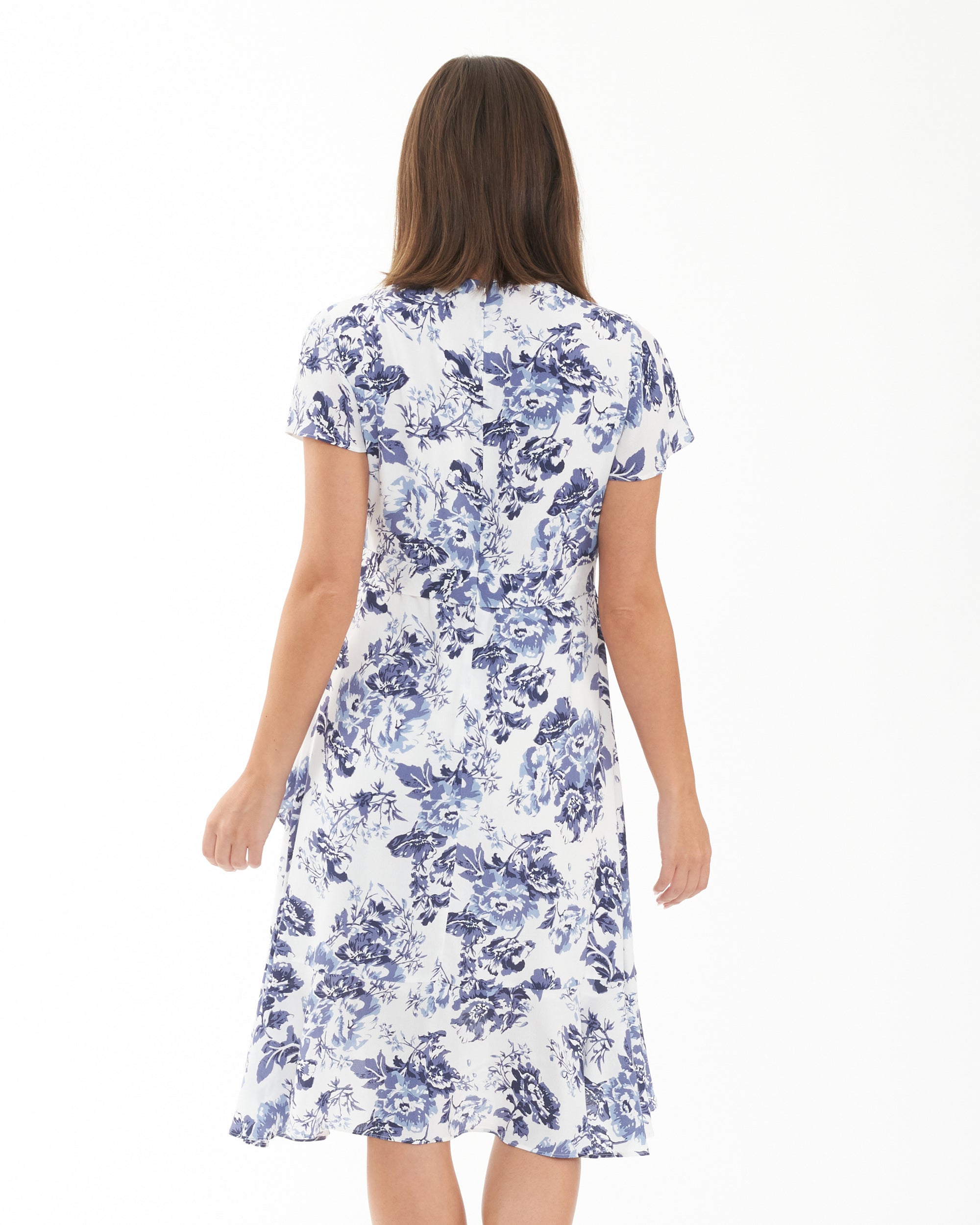 Georgia Tie Front Dress White
