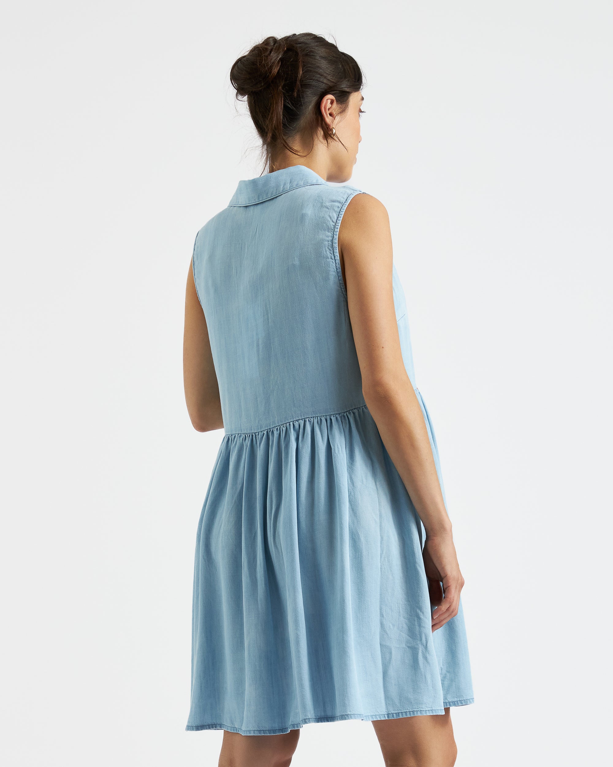 Bec Chambray Dress  Clean Fade