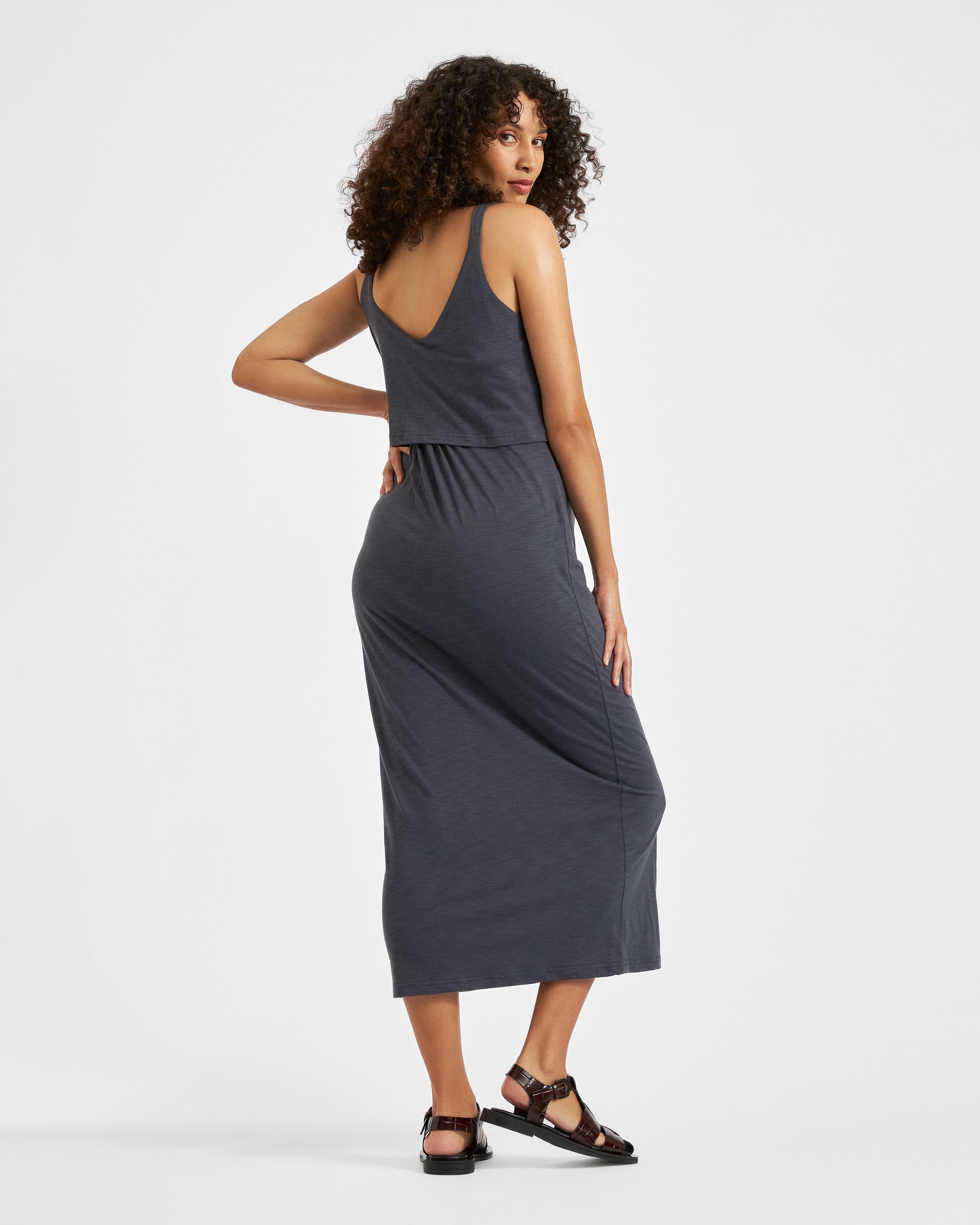 Kerry Nursing Dress Slate