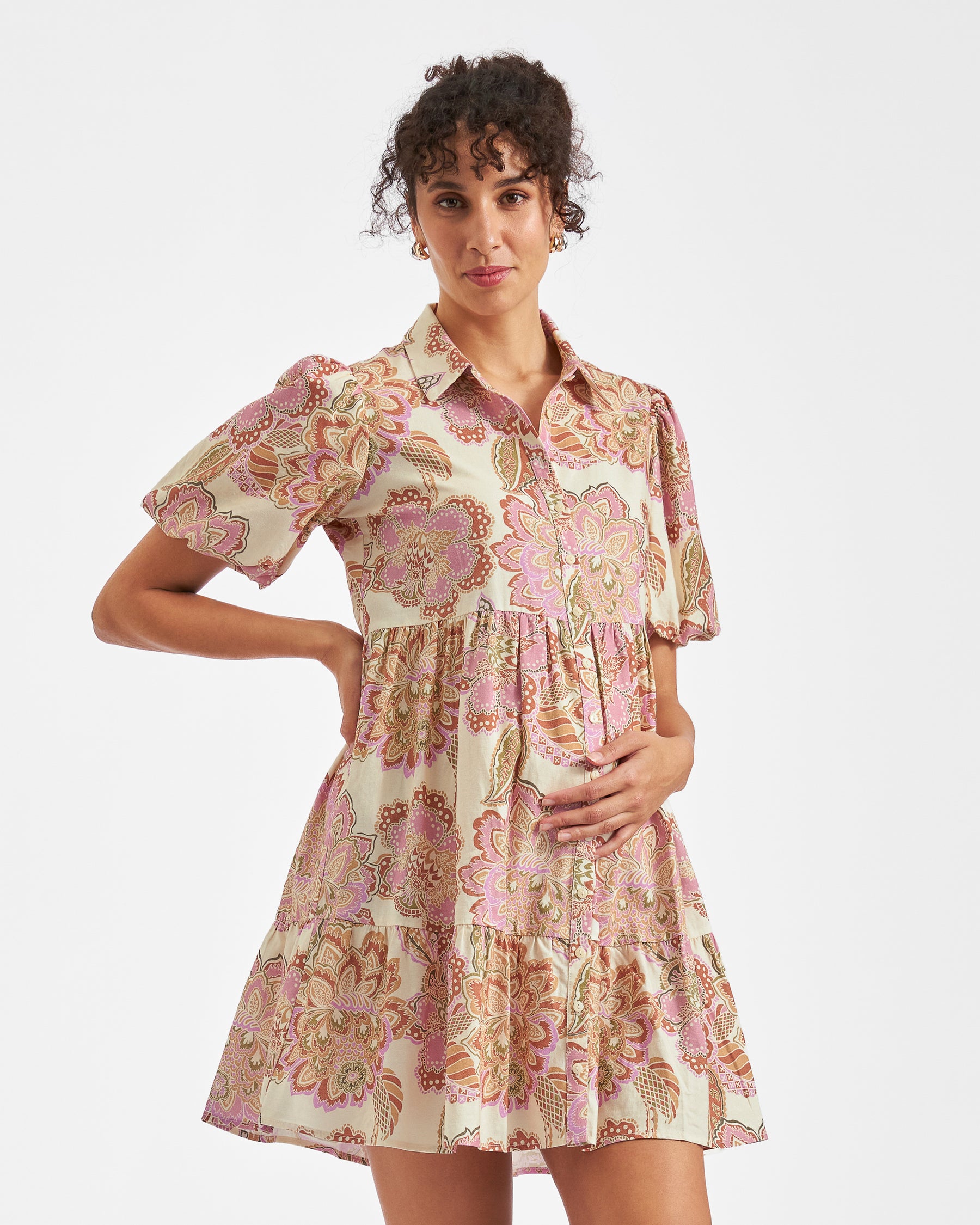Hope Linen Dress Natural