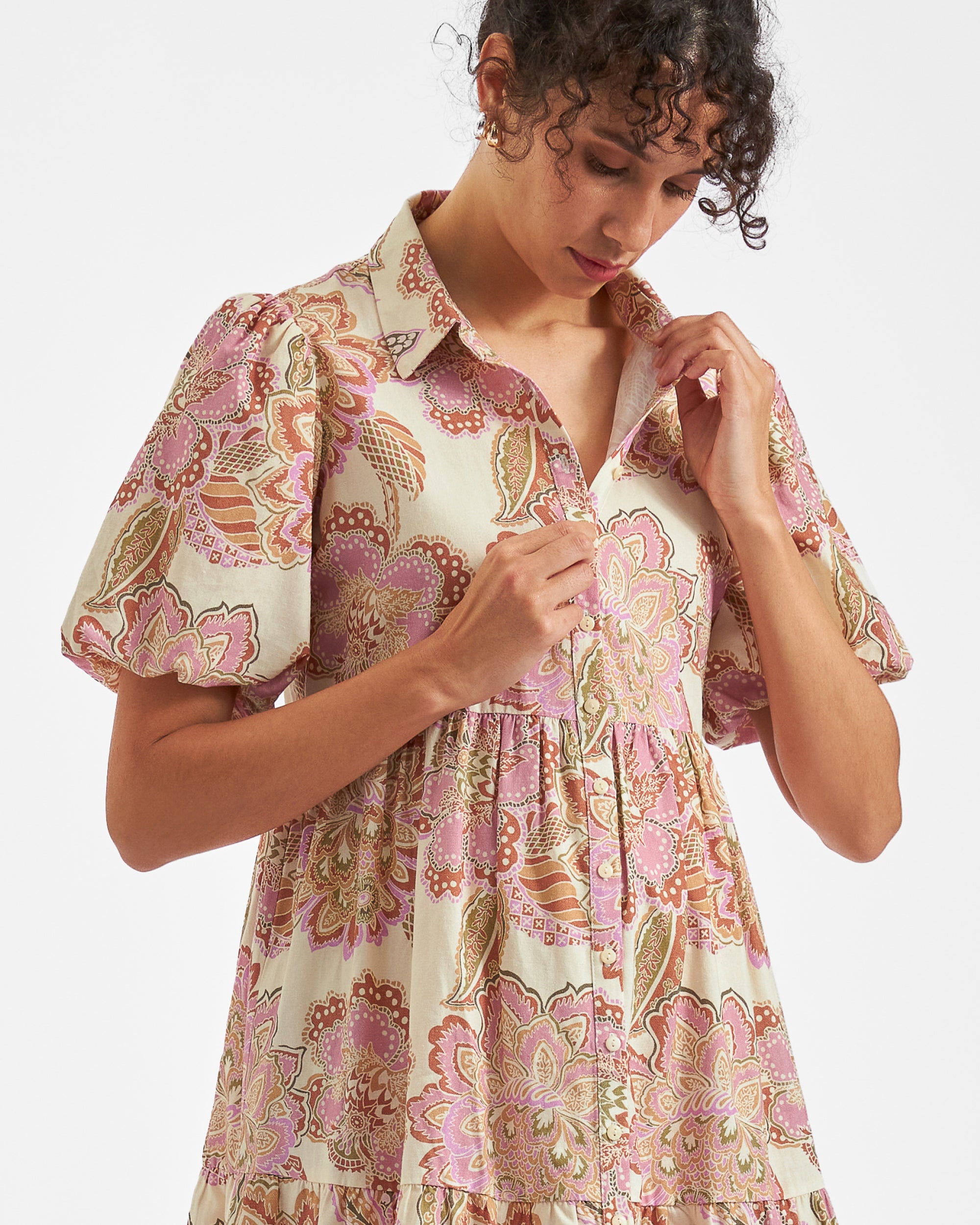 Hope Linen Dress Natural