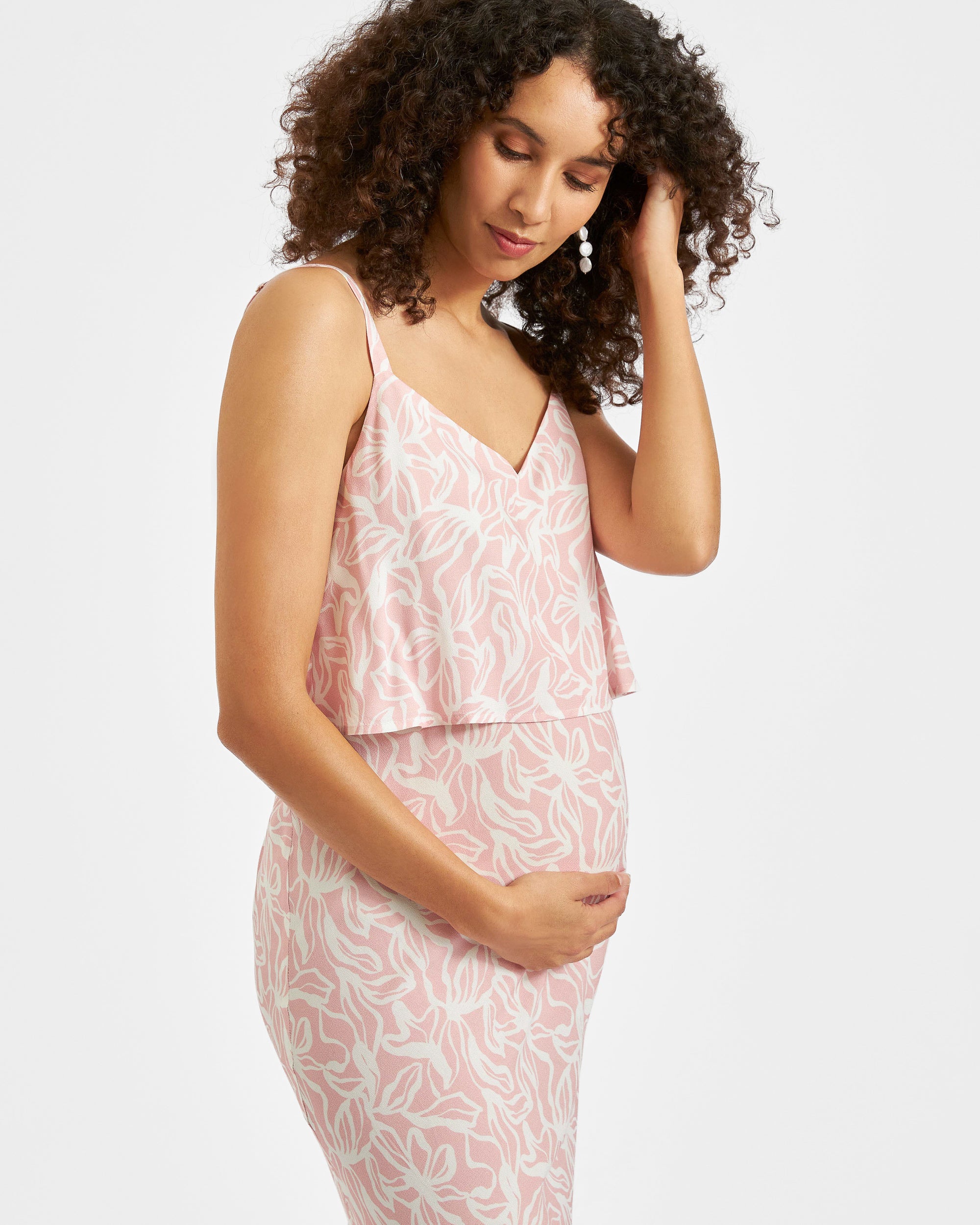 Jilly Nursing Slip Dress