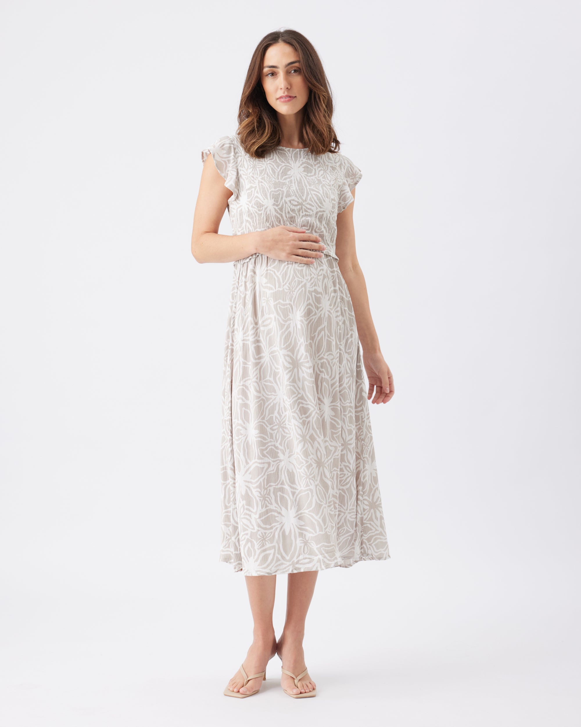 Formal Dresses White Breastfeeding Dress Emma Maxi Maternity Nursing Dress New Spring/Summer 2026 Formal Dresses White Breastfeeding Dress Emma Maxi Maternity Nursing Dress New Spring/Summer 2026