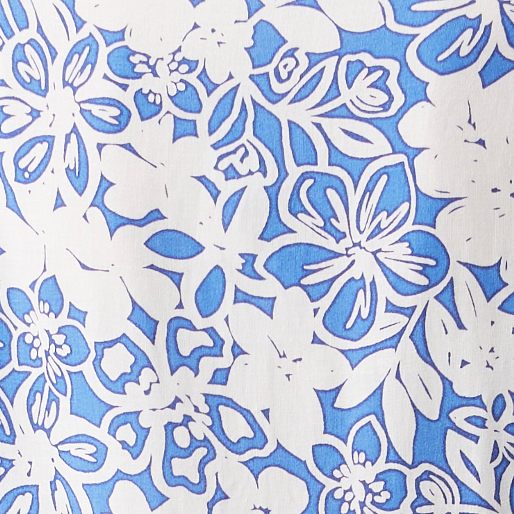 Nahla Linen Dress Royal / White