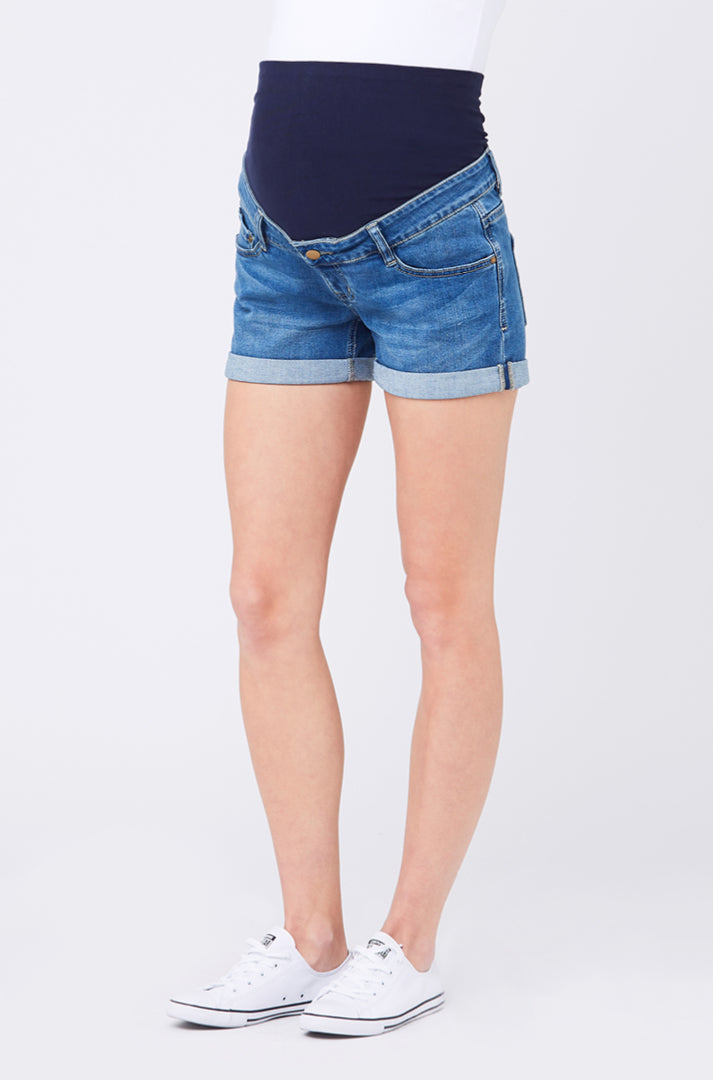 Denim Shorty Shorts Blue