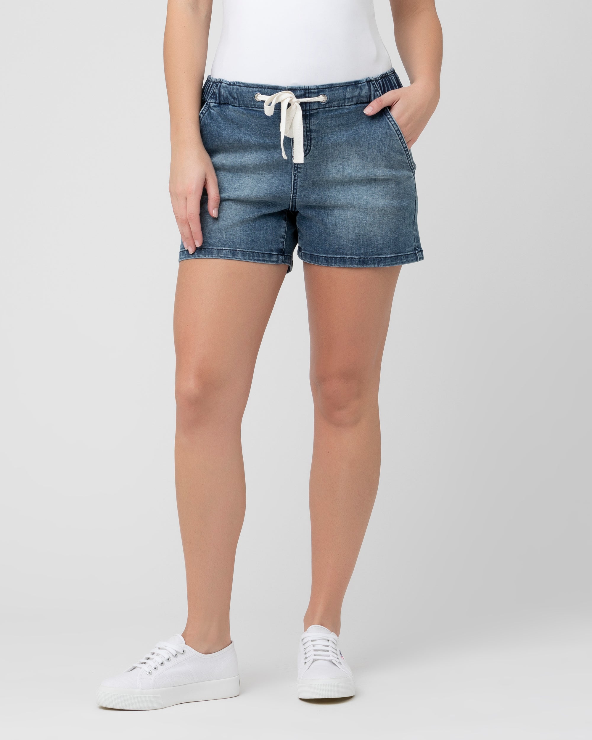 Bailey Denim Short Blue