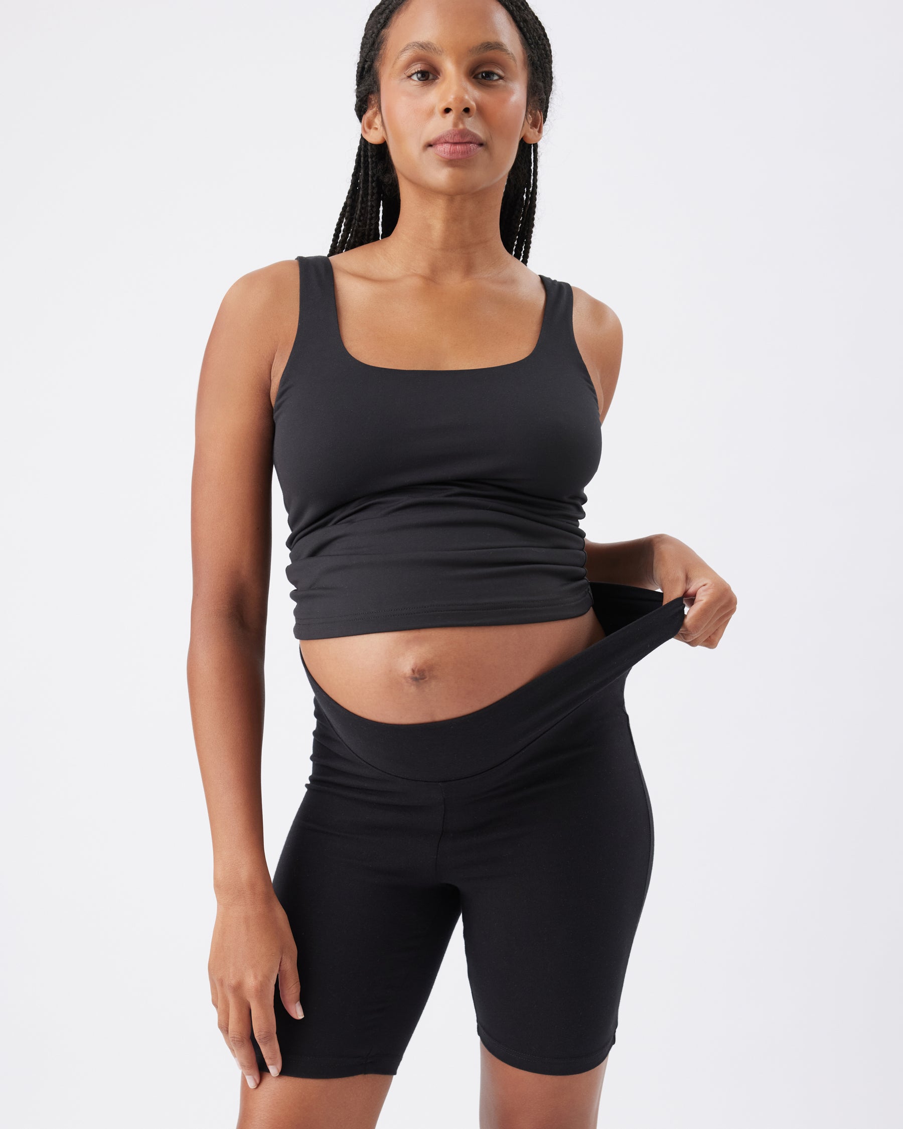 Organic Cotton Bike Short Black