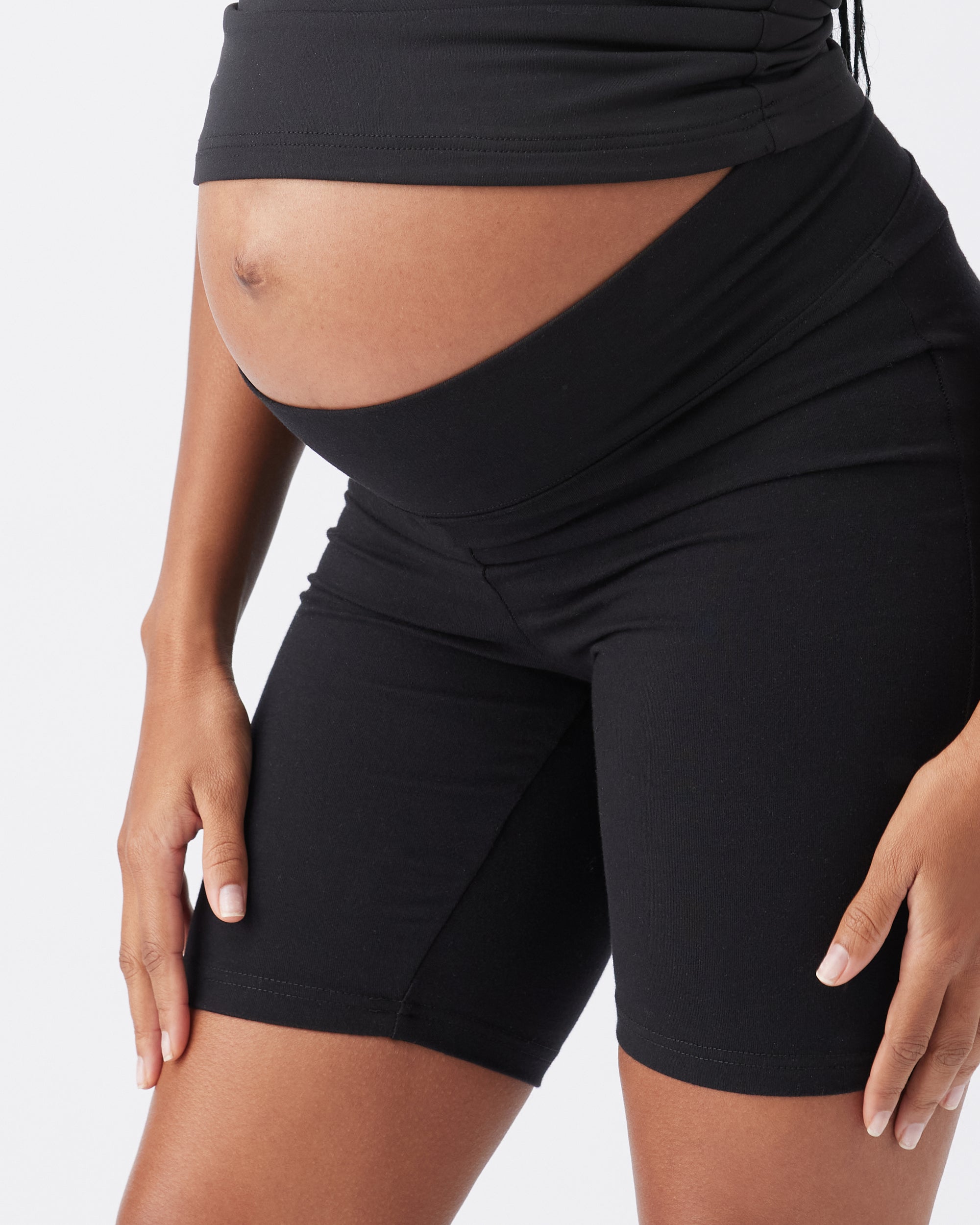 Organic Cotton Bike Short Black
