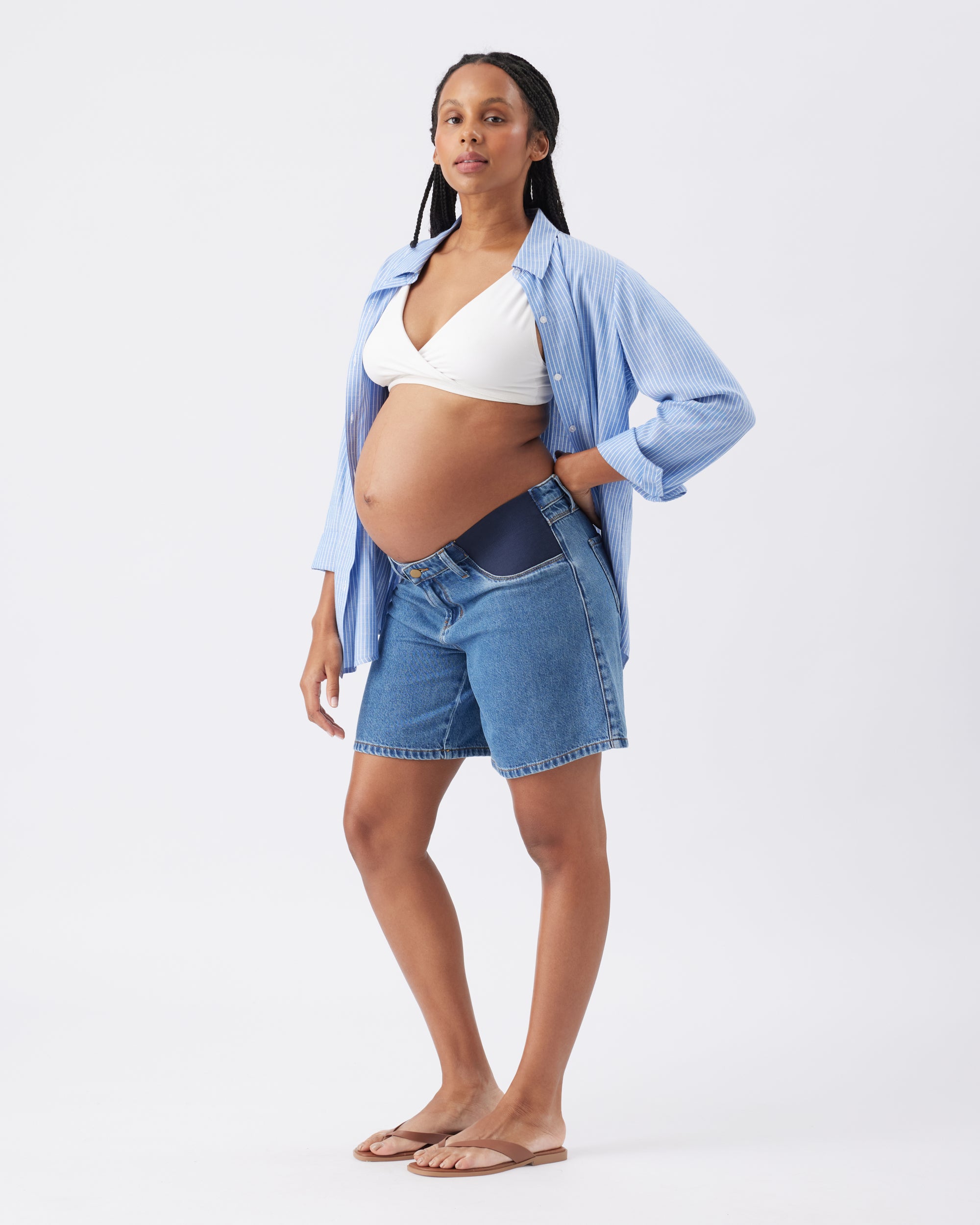 Dion Denim Short Classic Wash