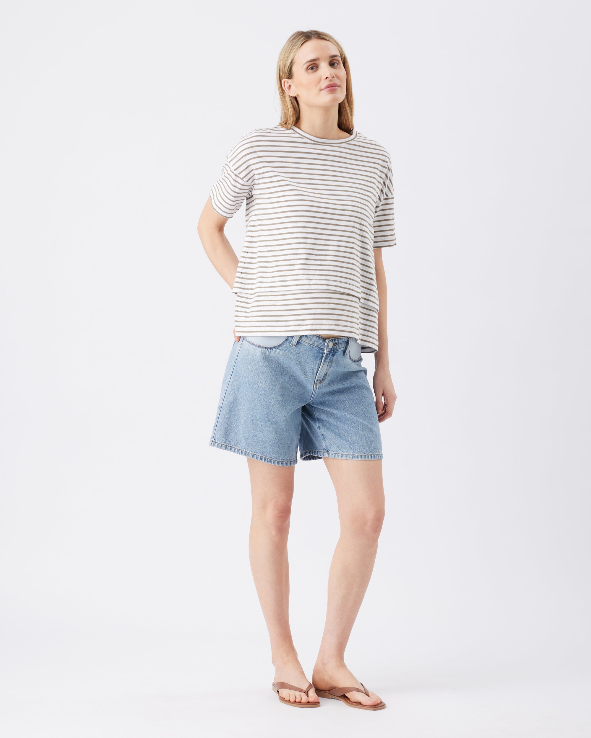Dion Denim Short True Fade