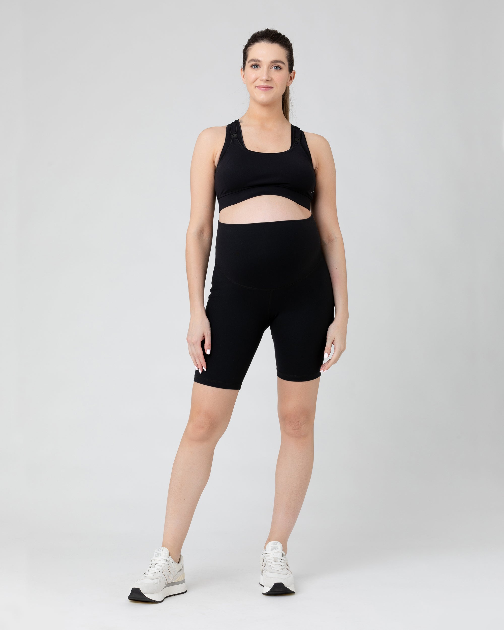 Active Nursing Crop Top Black