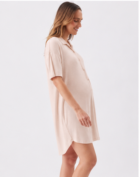 Dreamy Night Shirt Pink Sand