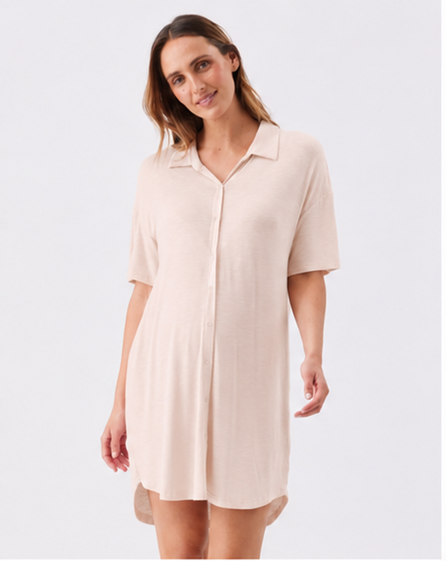 Dreamy Night Shirt Pink Sand