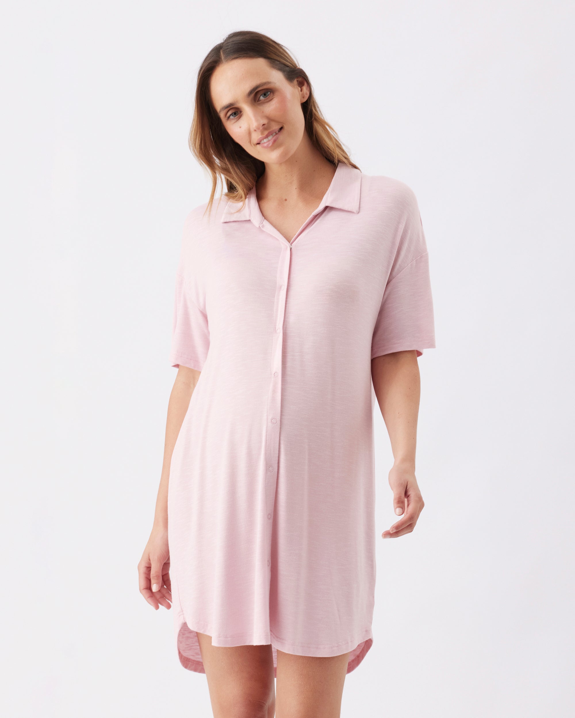 Dreamy Night Shirt Dusty Pink