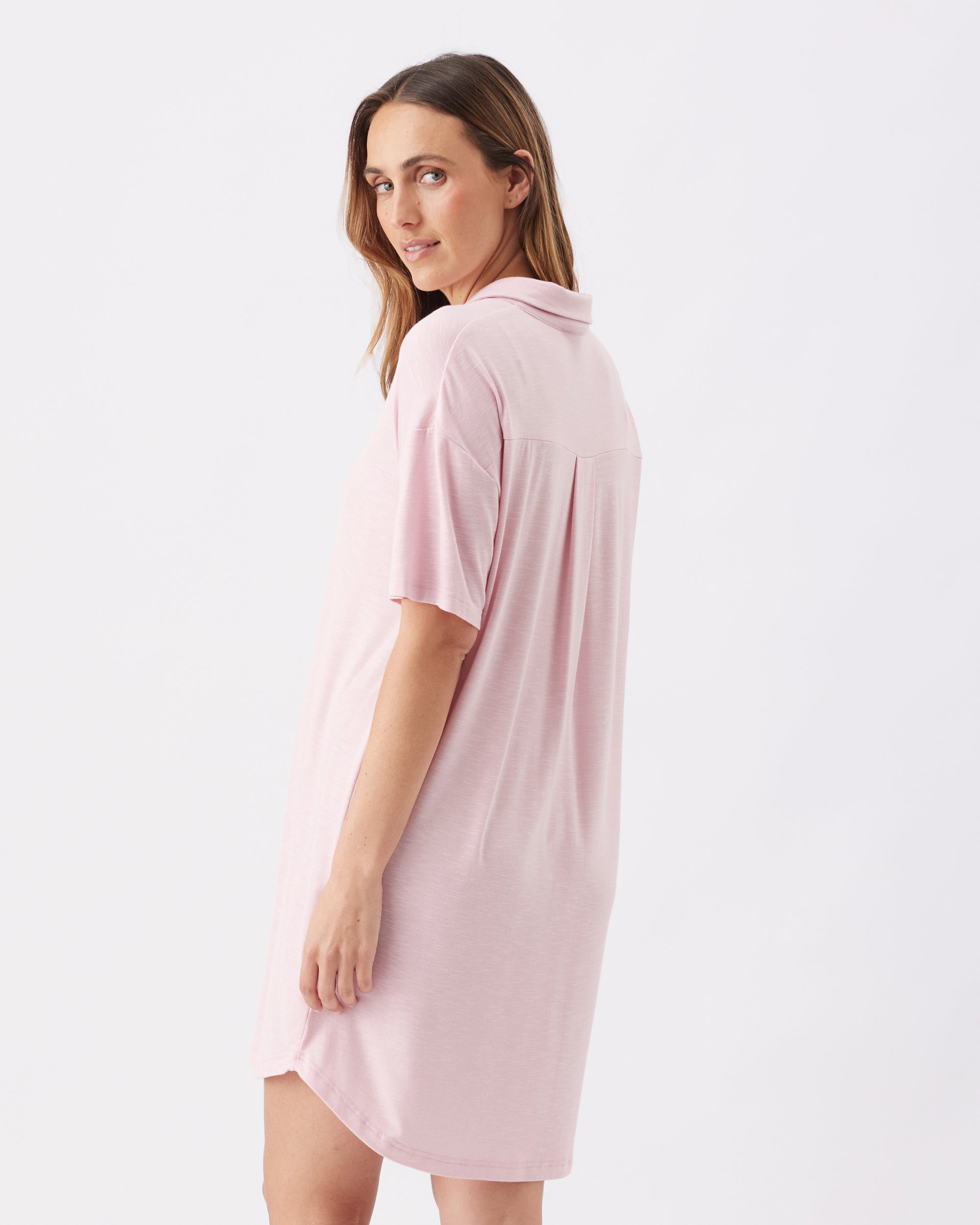 Dreamy Night Shirt Dusty Pink