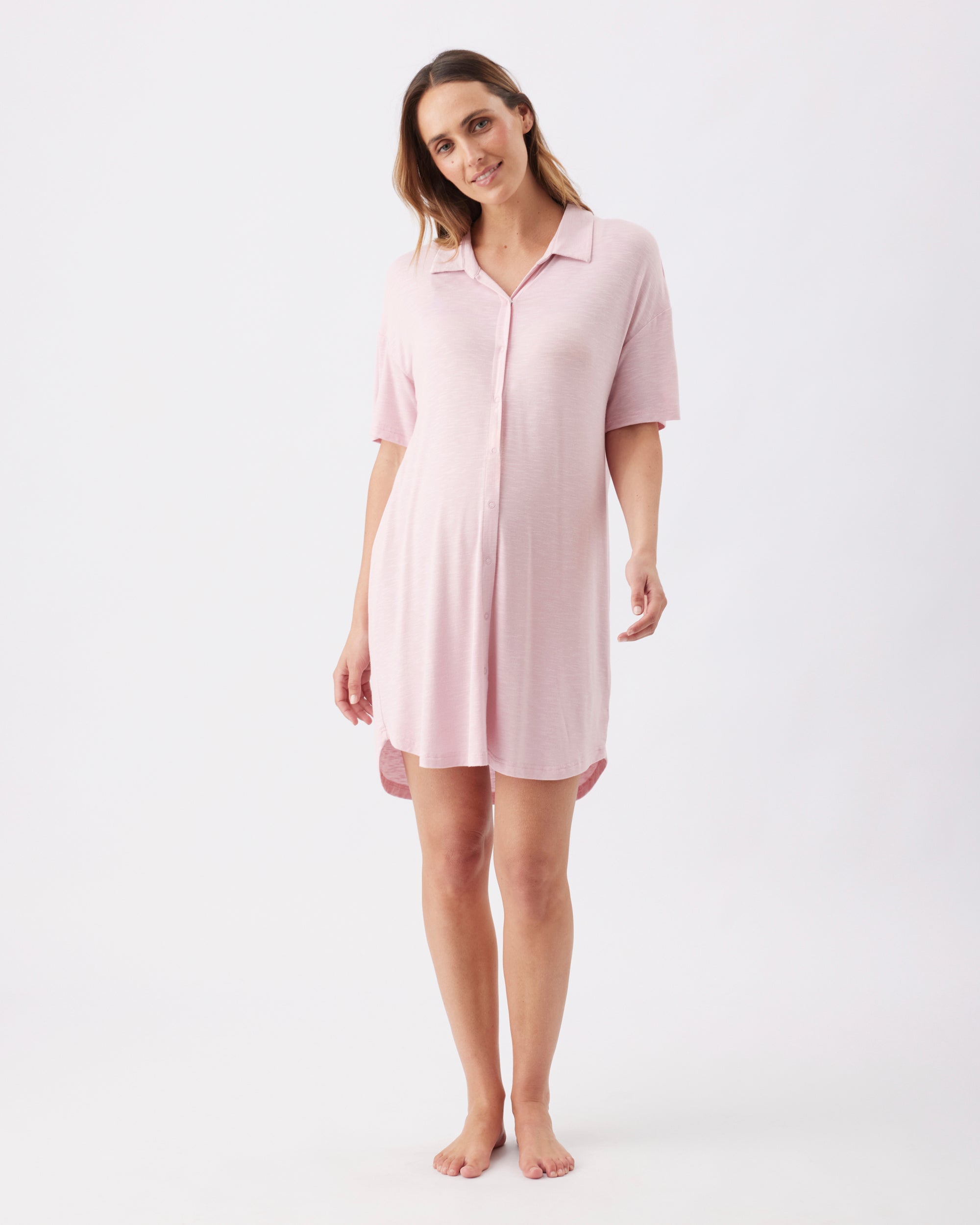 Dreamy Night Shirt Dusty Pink