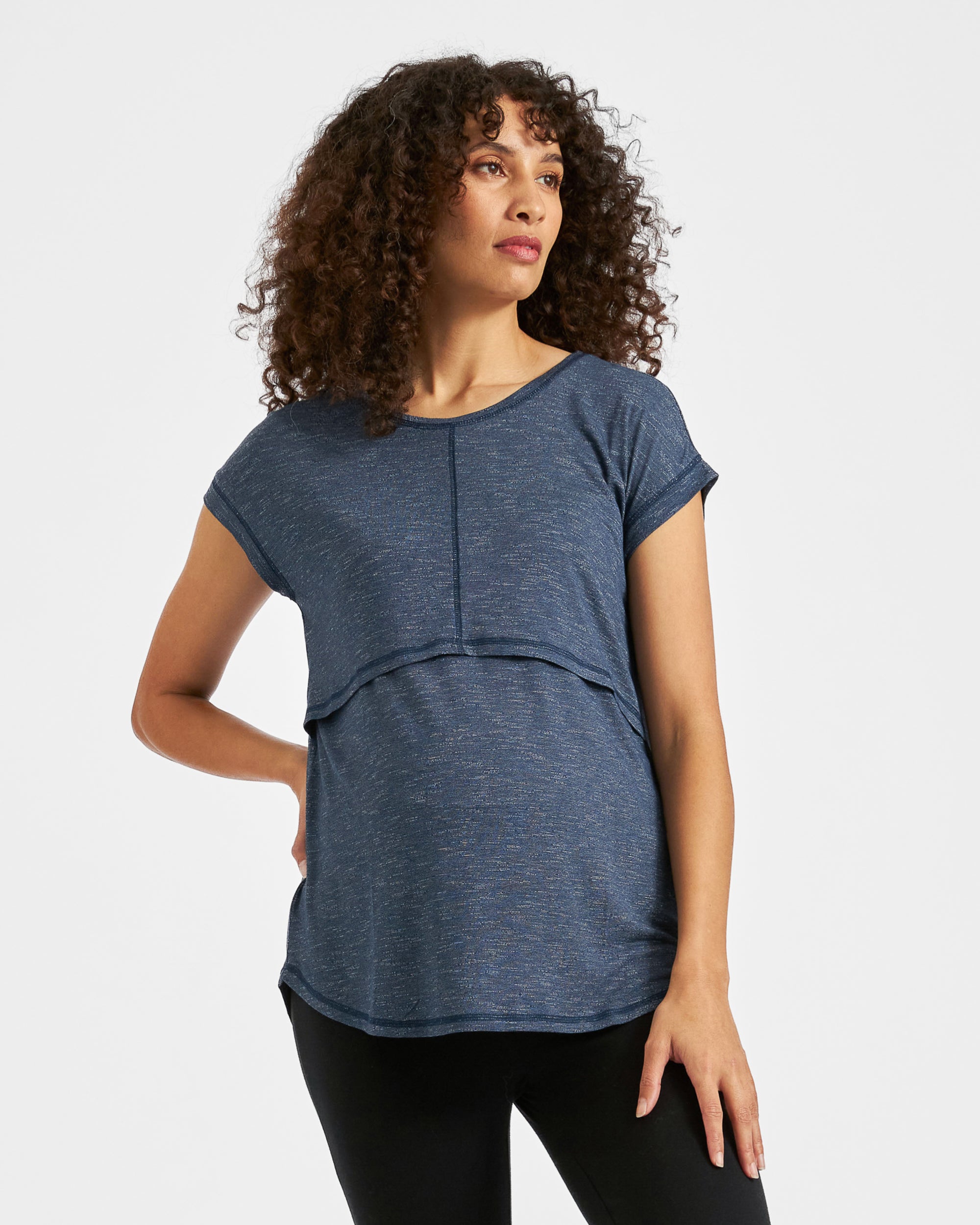 Dreamy Nursing Tee Denim