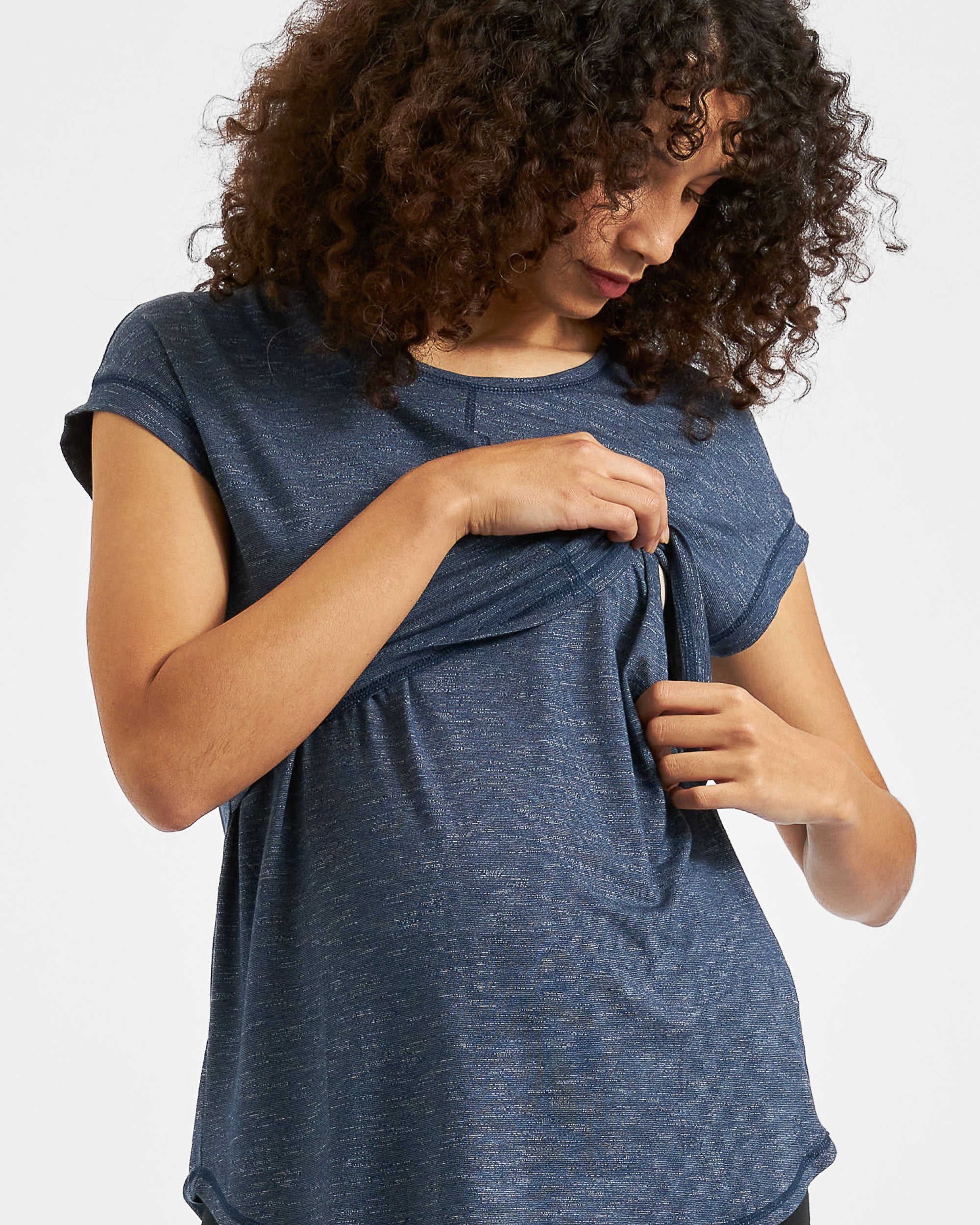 Dreamy Nursing Tee Denim