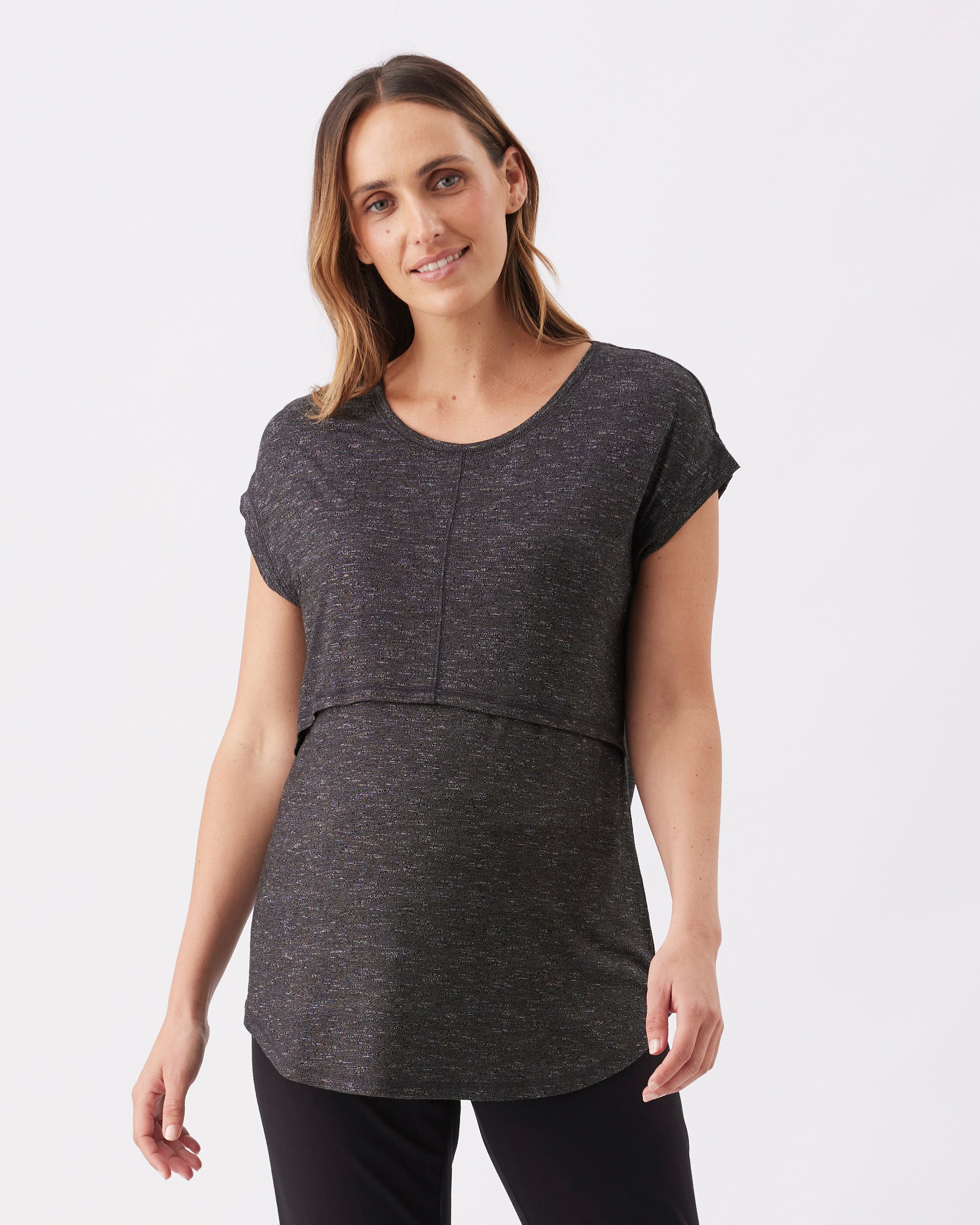 Dreamy Nursing Tee Granite