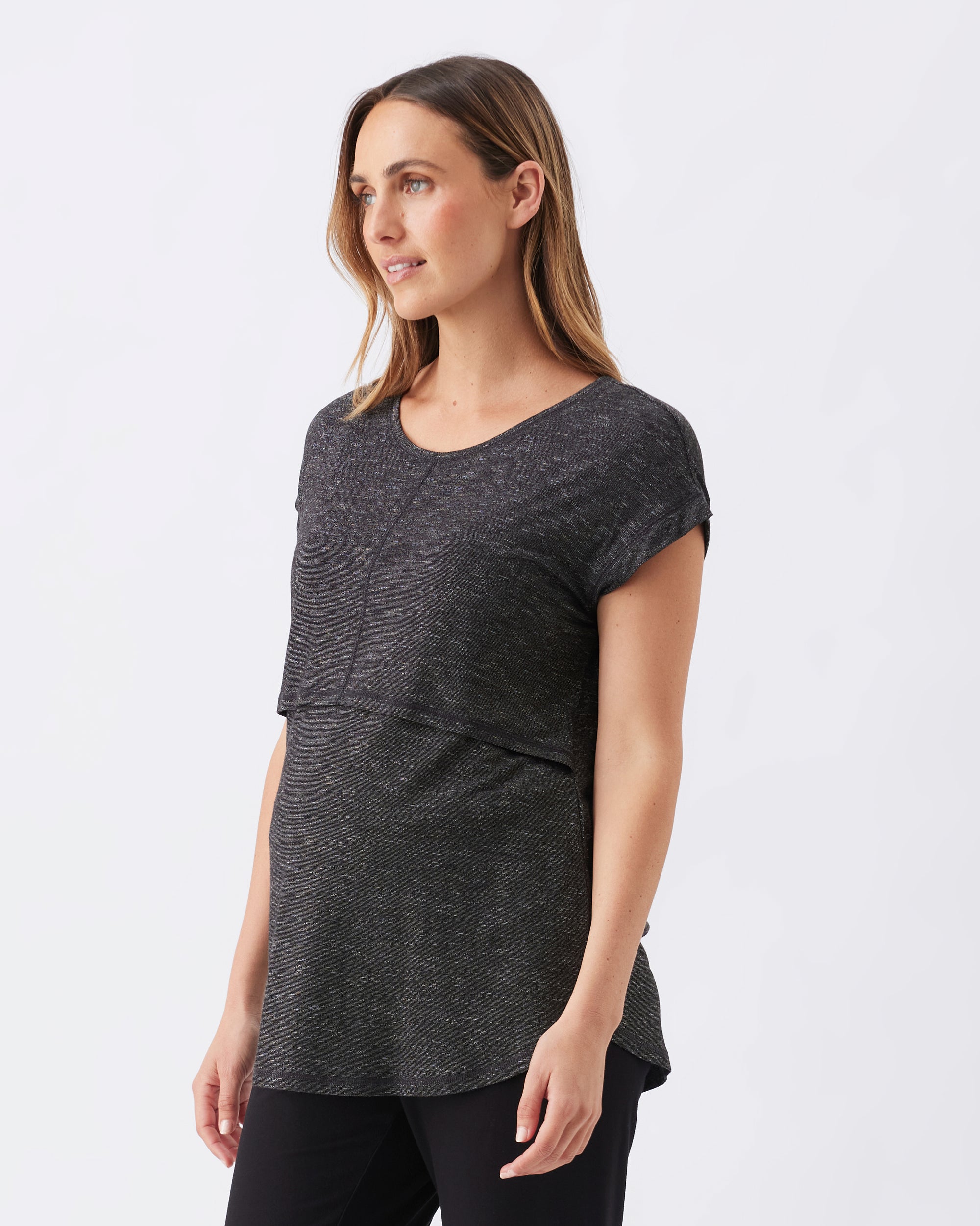 Dreamy Nursing Tee Granite
